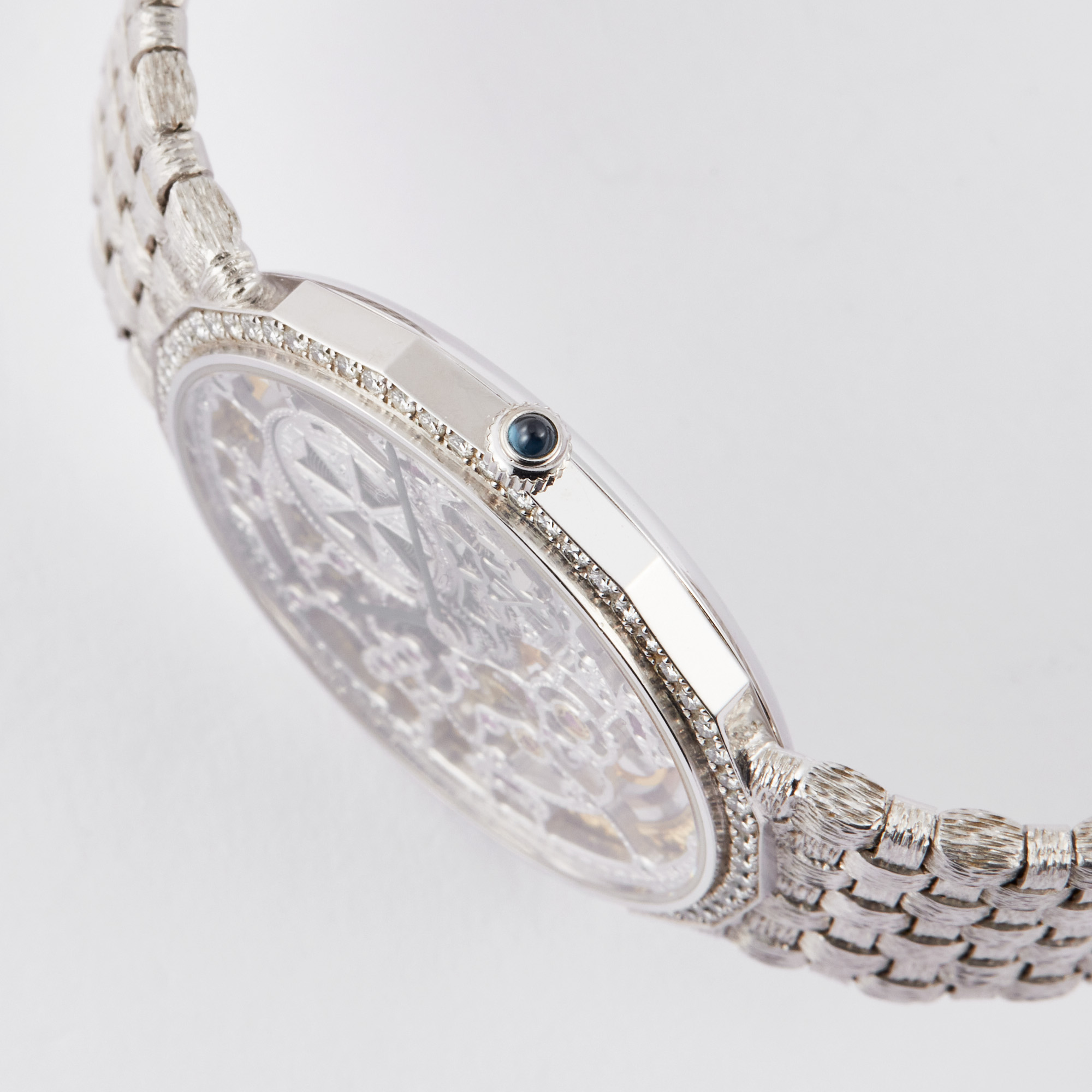 Patrimony Squelette White Gold Diamond Skeleton Dial 34mm Product Image 2