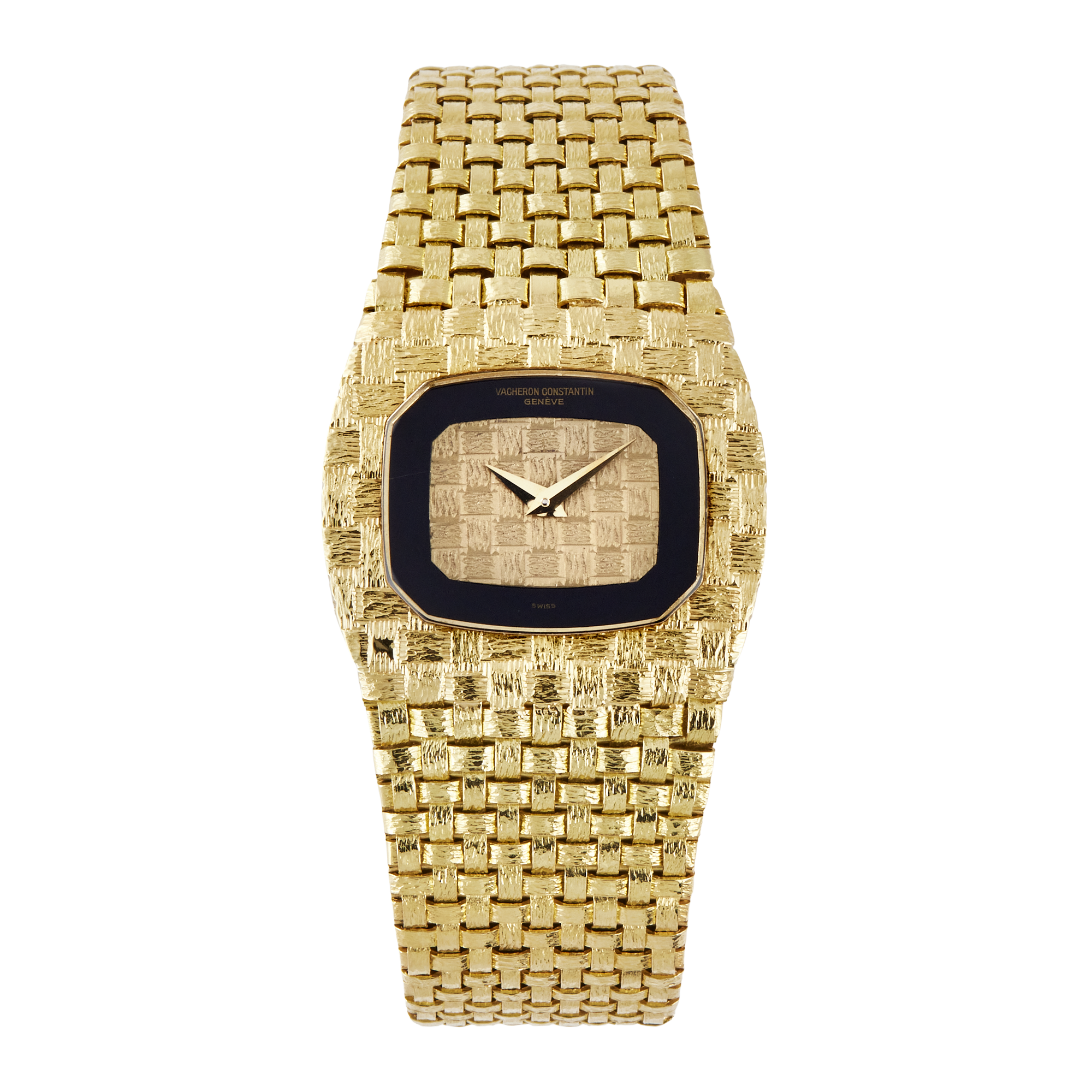 Vintage Ultra-Thin Yellow Gold Champagne Onyx Dial 31mm Product Image