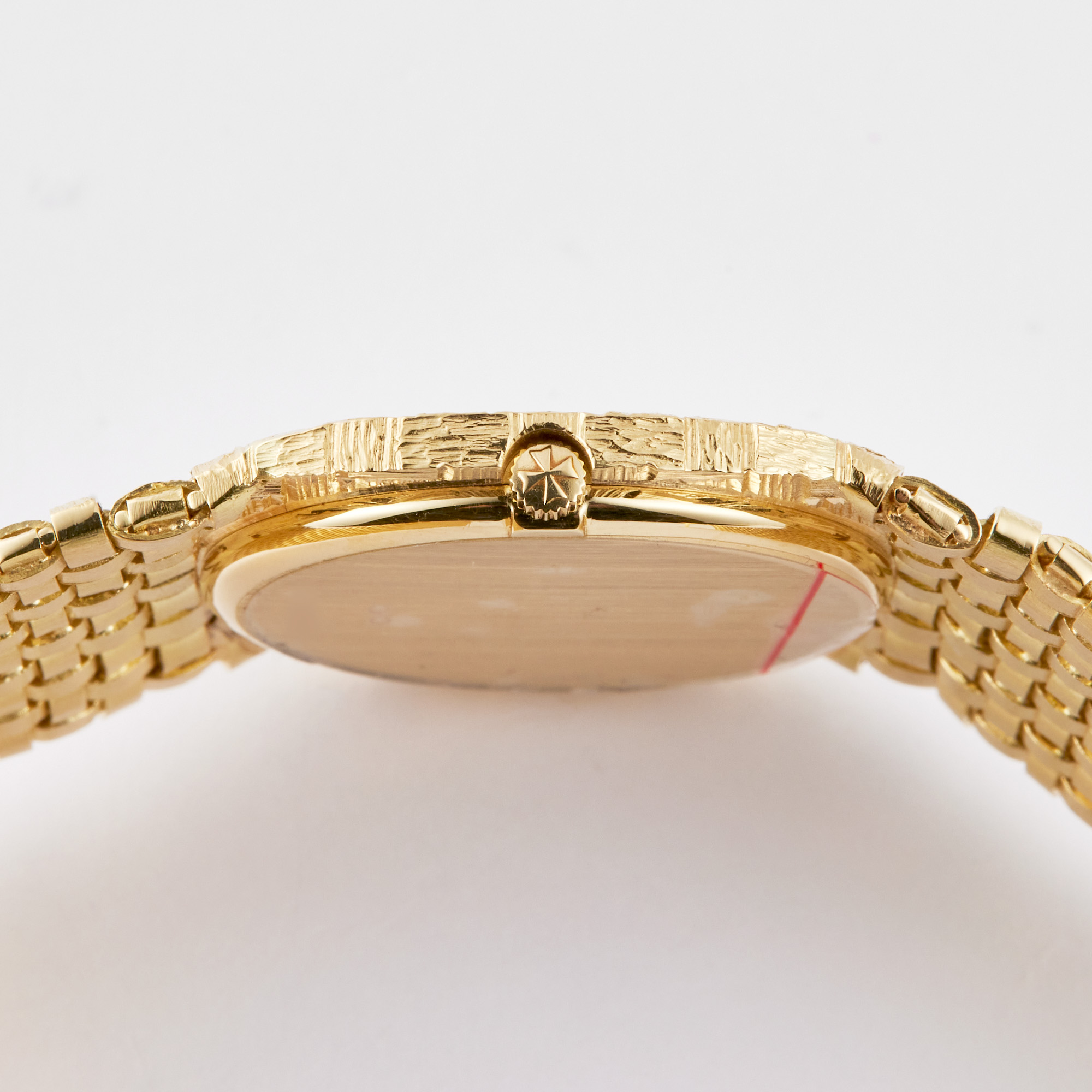 Vintage Ultra-Thin Yellow Gold Champagne Onyx Dial 31mm Product Image 4