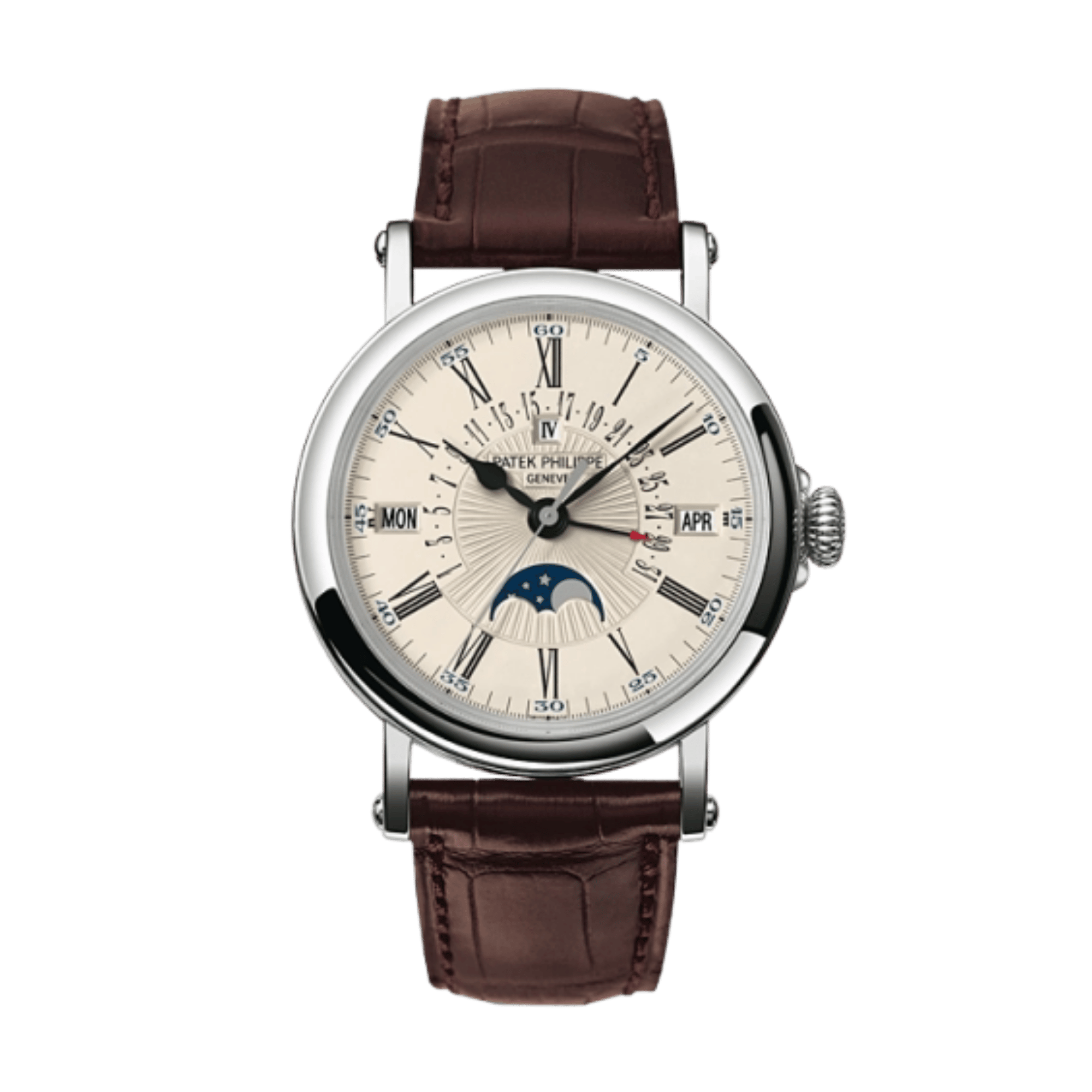 Perpetual Calendar White Gold Silver Dial 38mm Product Image