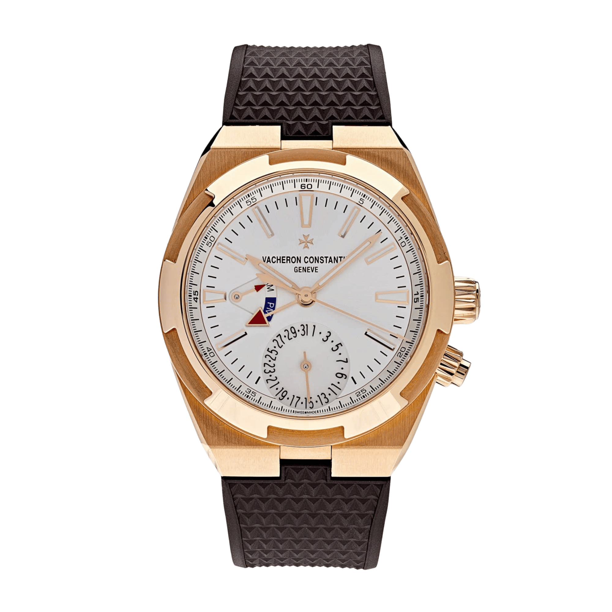 Overseas Dual Time Rose Gold Silver Dial 41mm Product Image