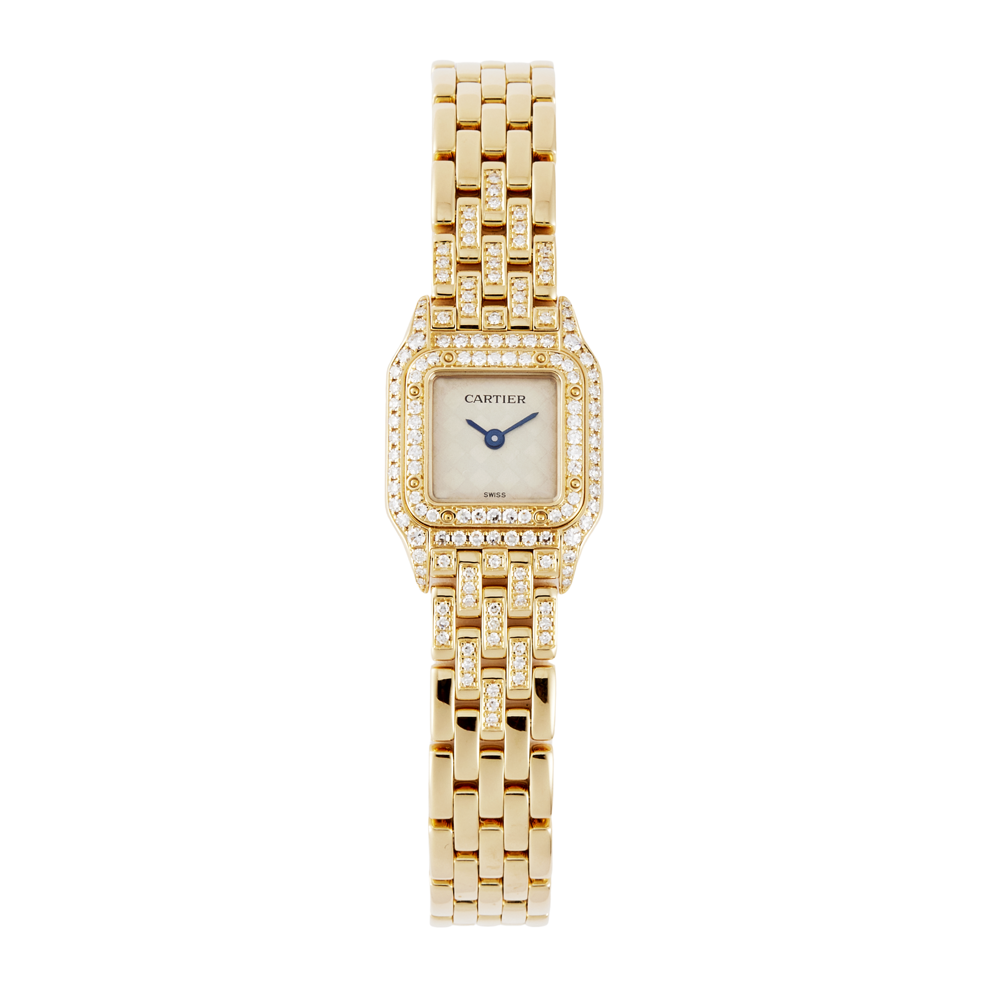 Panthère de Cartier Mini Panthere Yellow Gold Diamond White Dial Product Image