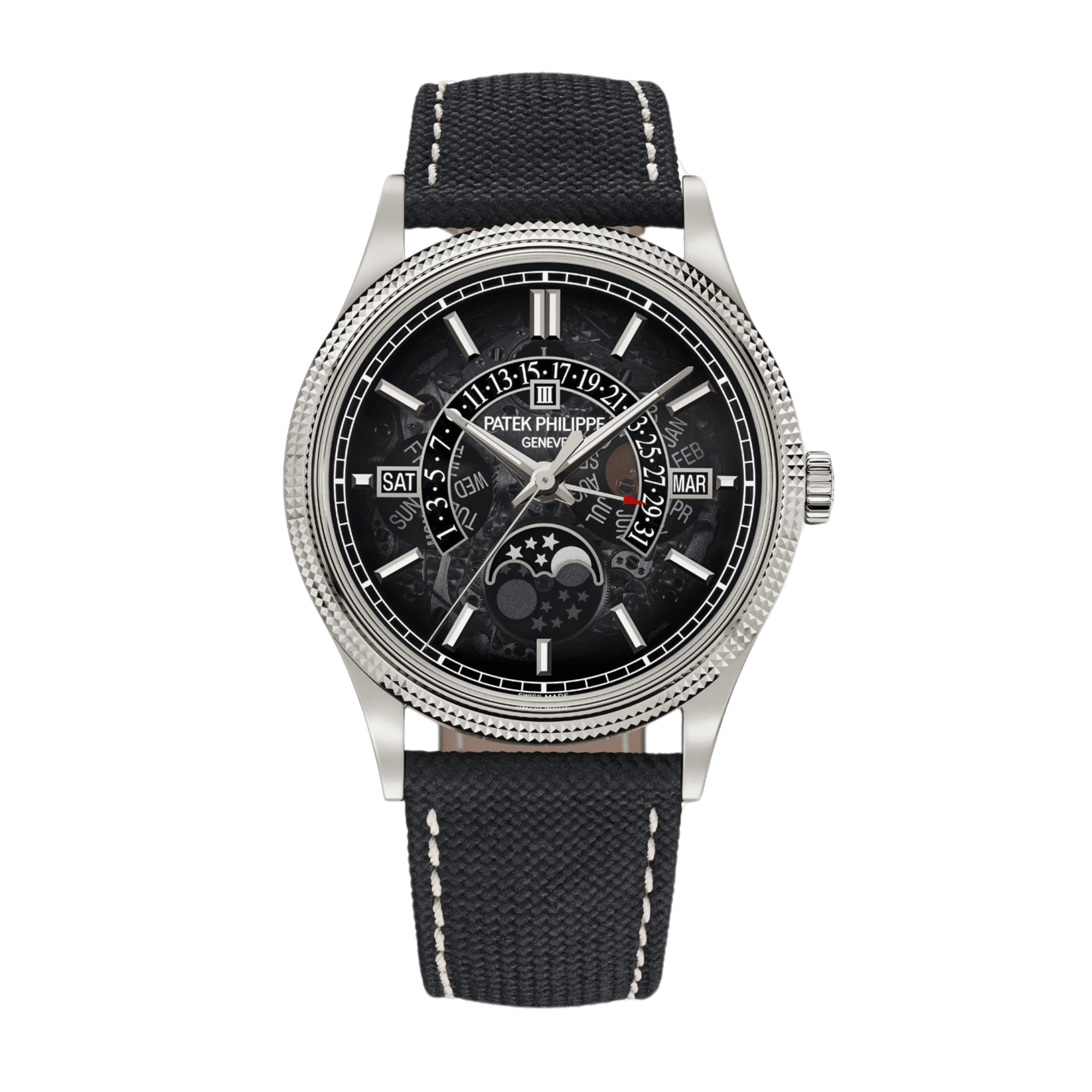 Perpetual Calendar White Gold Grey Skeleton Dial 39mm Product Image