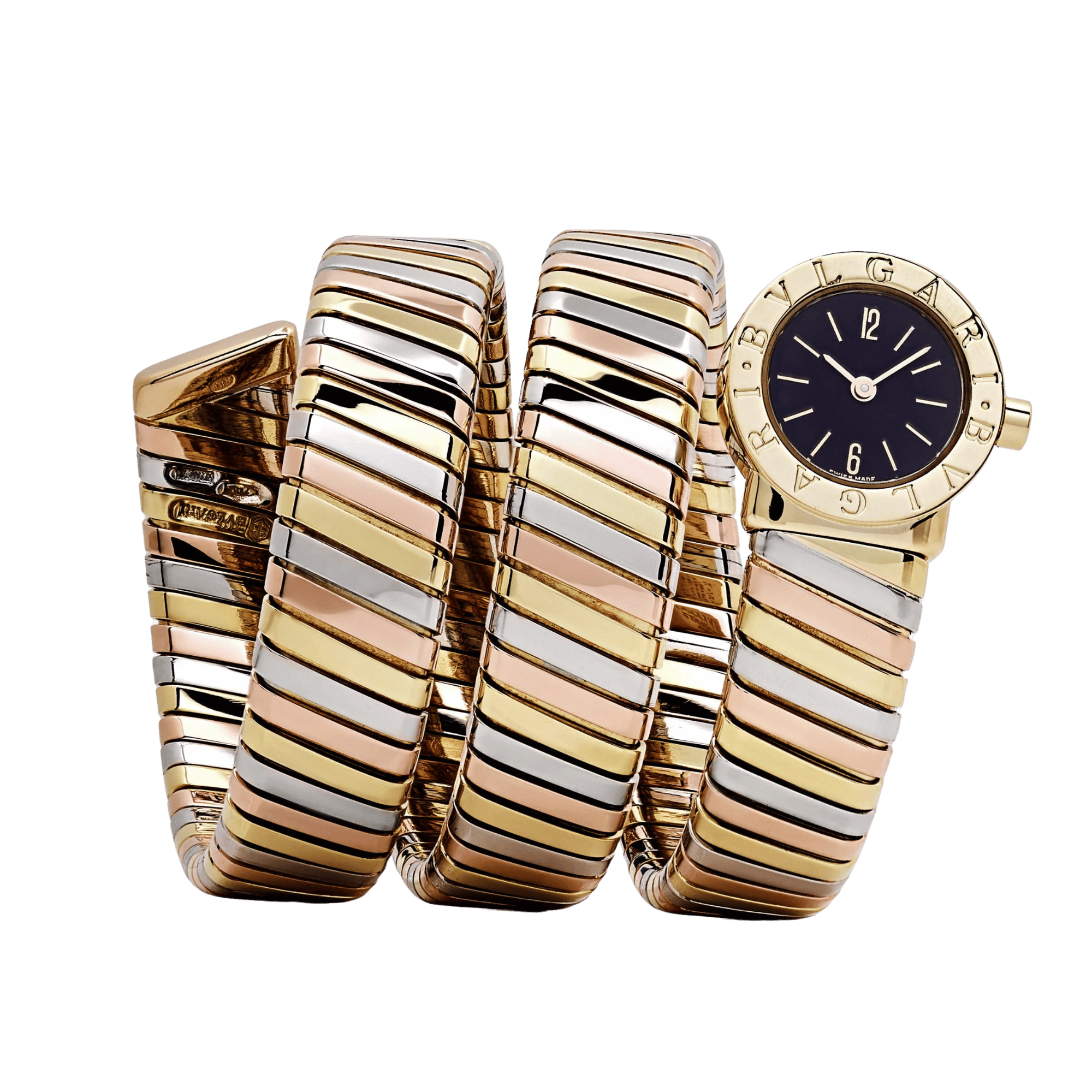 Serpenti Tubogas Tri-Color Black Dial 19mm Product Image