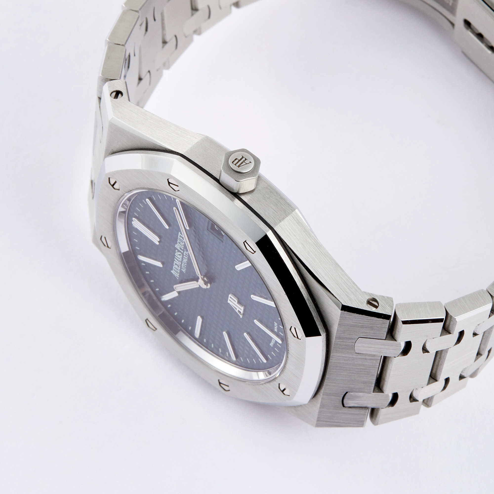 Royal Oak "Jumbo" Extra-Thin "50th Anniversary" Steel Blue Dial 39mm Product Image 2