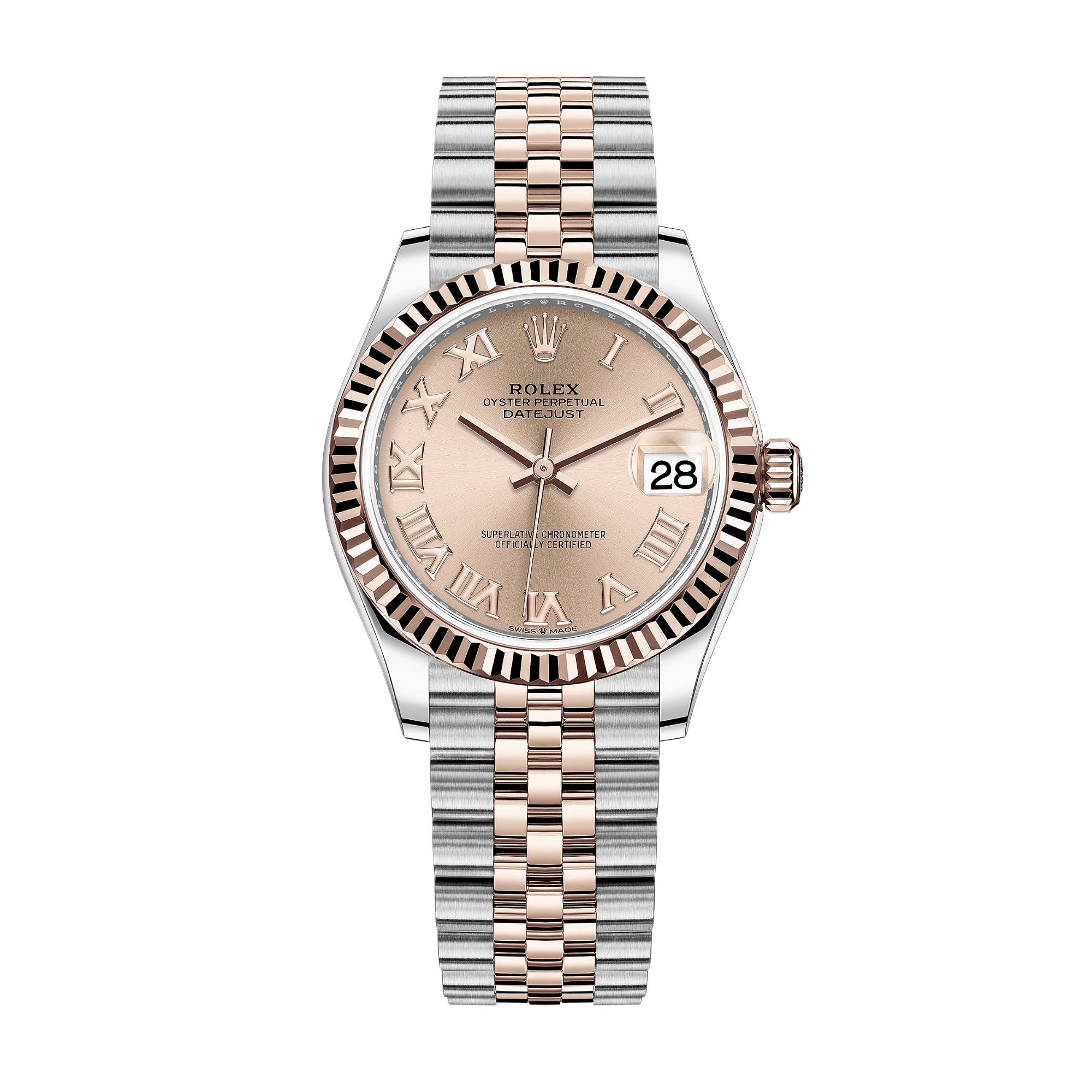 Datejust Rose Gold & Steel Jubilee Rose Dial 31mm Product Image