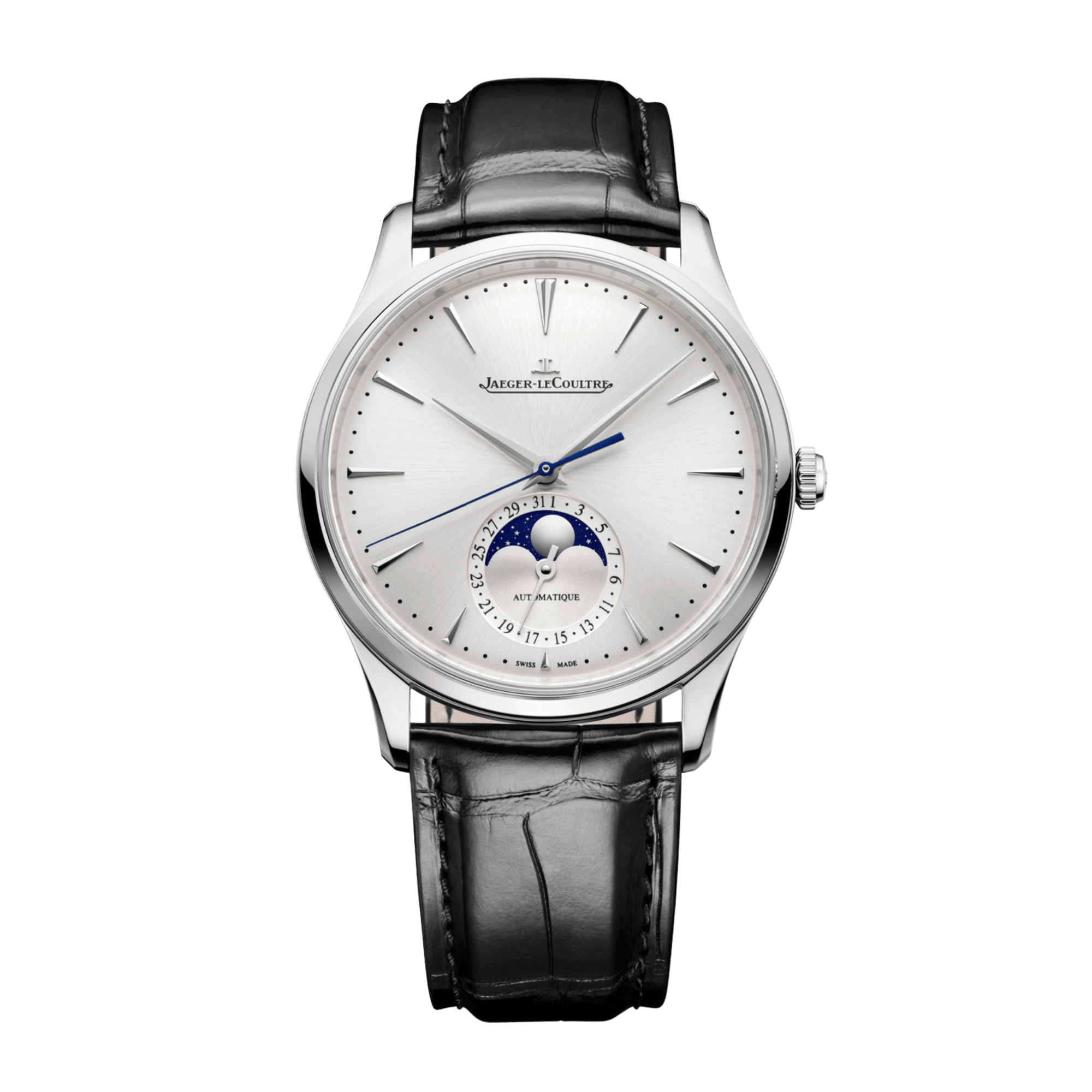 Master Ultra Thin Moonphase Steel Silver Dial 39mm Product Image