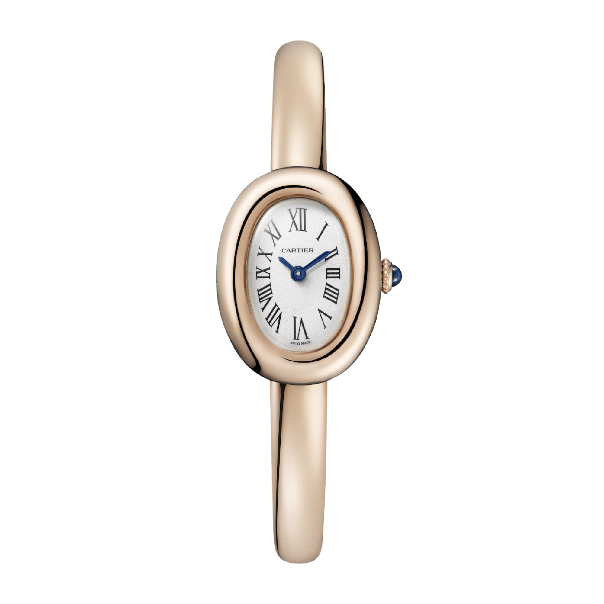 Baignoire de Cartier Size 15 Rose Gold Silver Dial 24mm Product Image