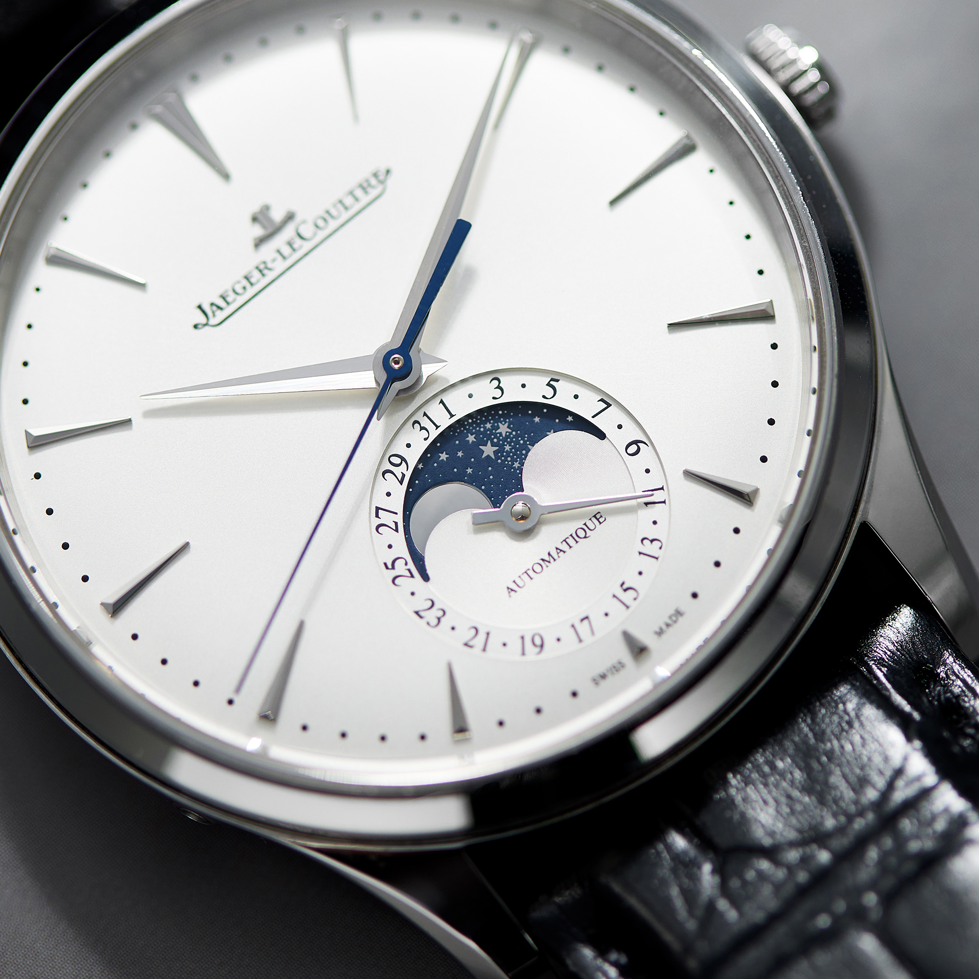 Master Ultra Thin Moonphase Steel Silver Dial 39mm Product Image 7
