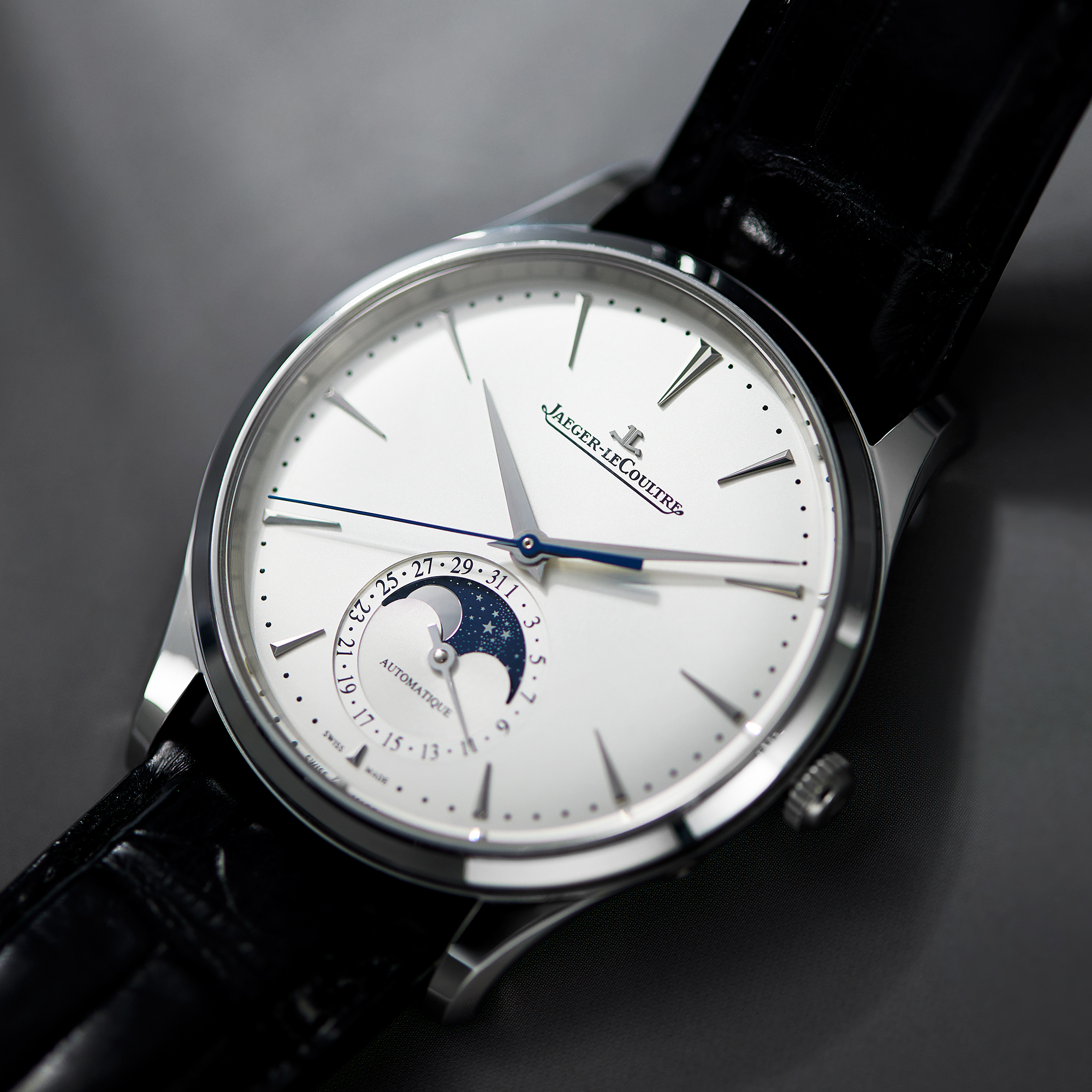 Master Ultra Thin Moonphase Steel Silver Dial 39mm Product Image 8