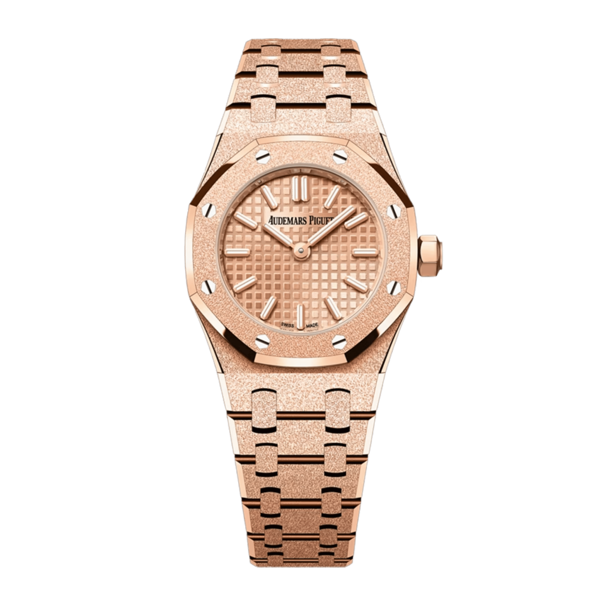 Royal Oak Mini Frosted Rose Gold Pink Dial 23mm Product Image