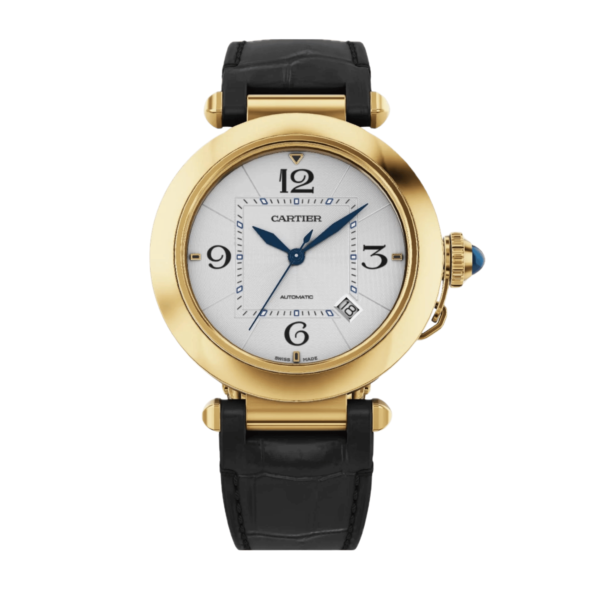 Pahsa de Cartier Yellow Gold Silver Dial 41mm Product Image