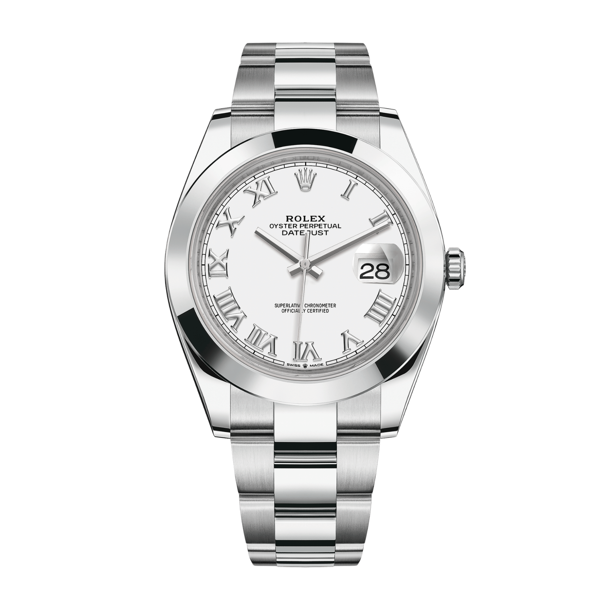 Datejust Steel White Dial 41mm Product Image