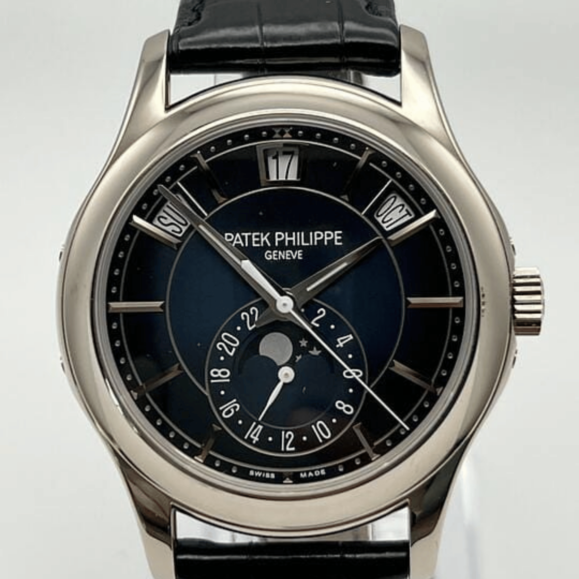 Annual Calendar White Gold Blue Dial 40mm Product Image 1