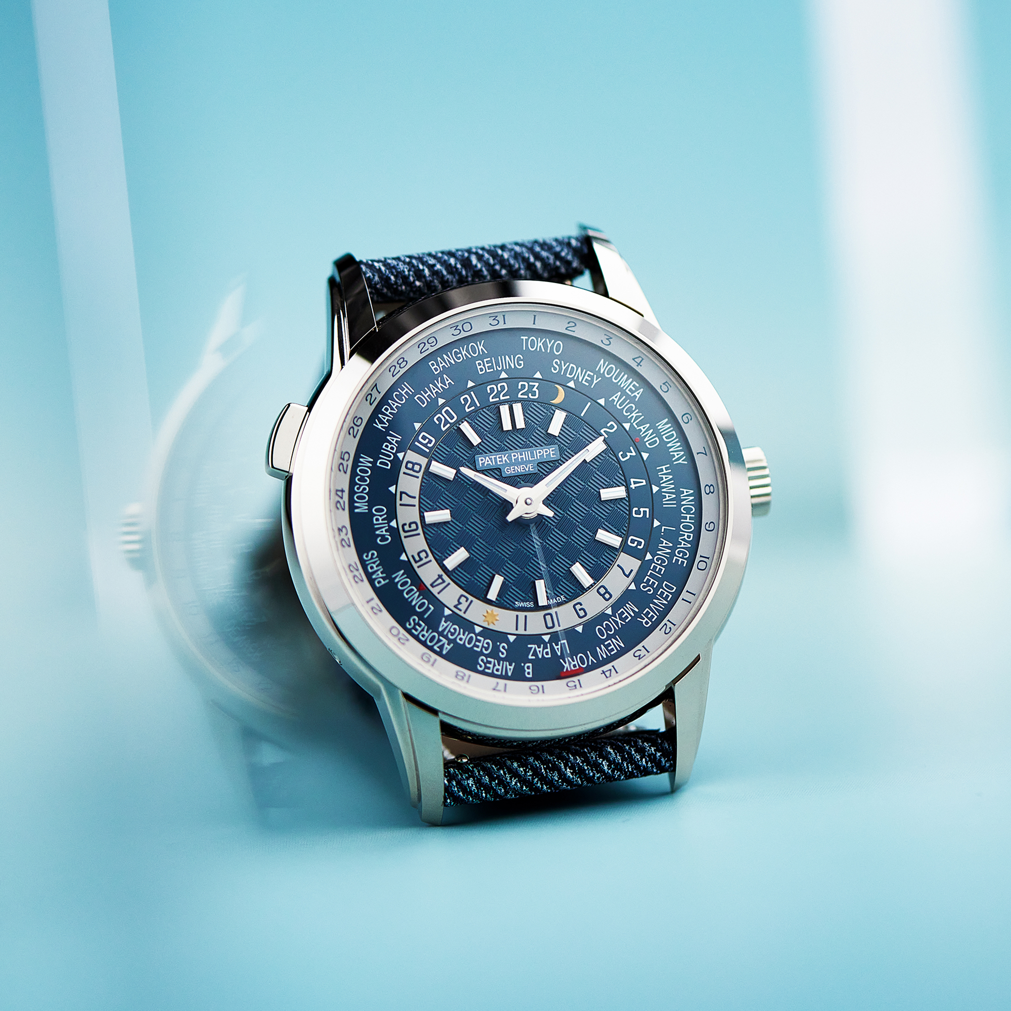 Complications World Time White Gold Blue Dial 40mm Product Image