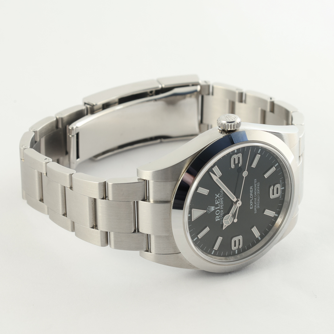 Explorer Steel Black Dial 39mm Product Image 6