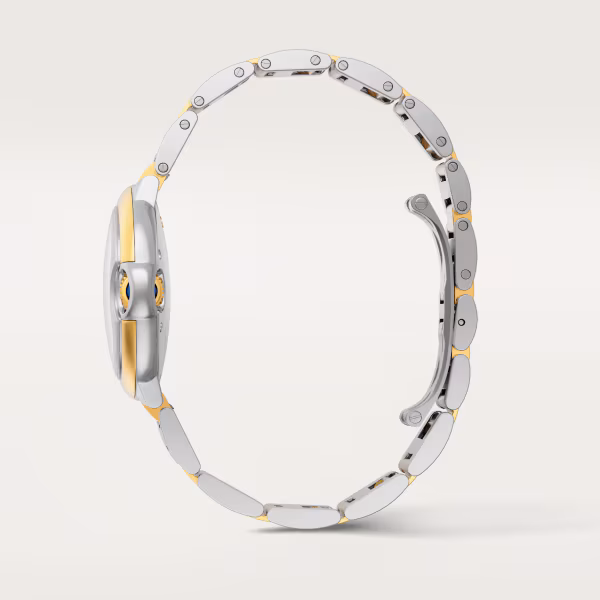Ballon Bleu de Cartier Yellow Gold & Steel Silver Dial 33mm Product Image 3