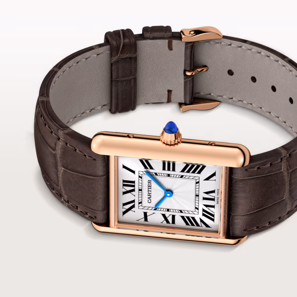 Tank Louis Rose Gold Silver Dial 25mm Product Image 2