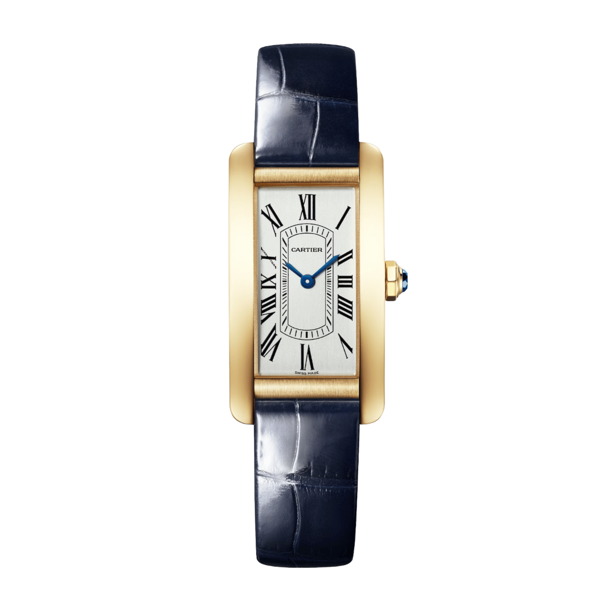 Tank Americaine Yellow Gold Silver Dial 35mm Product Image