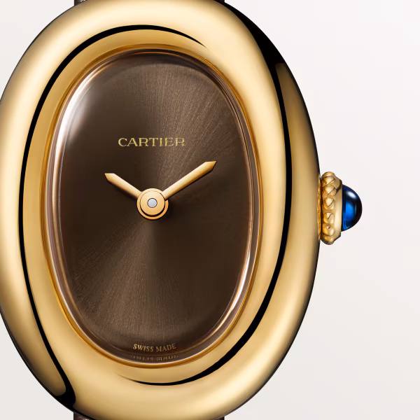 Baignoire de Cartier Yellow Gold Brown Dial 24mm Product Image 1