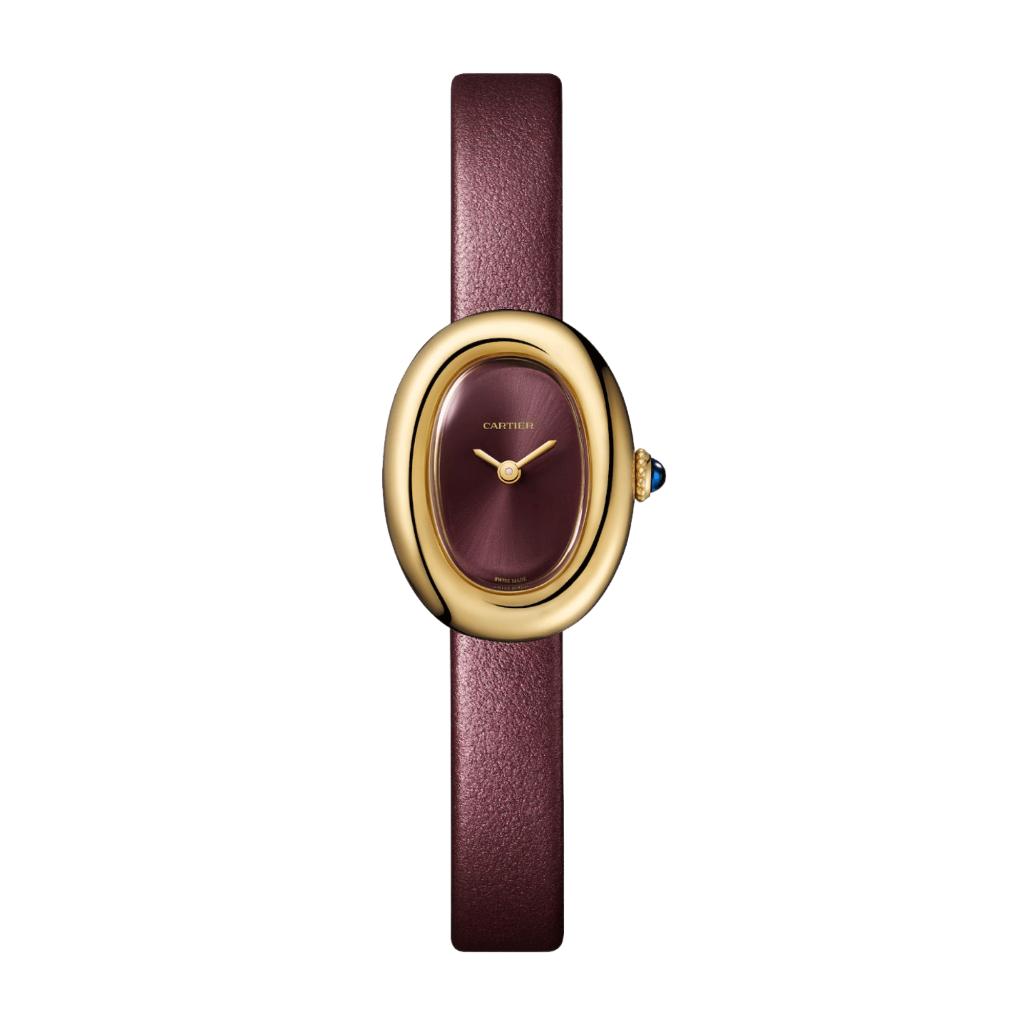 Baignoire de Cartier Yellow Gold Purple Dial 24mm Product Image