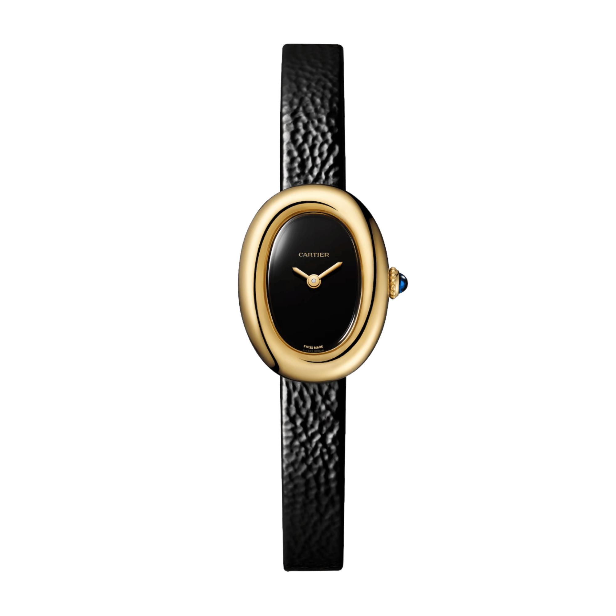 Baignoire de Cartier Yellow Gold Black Dial 24mm Product Image