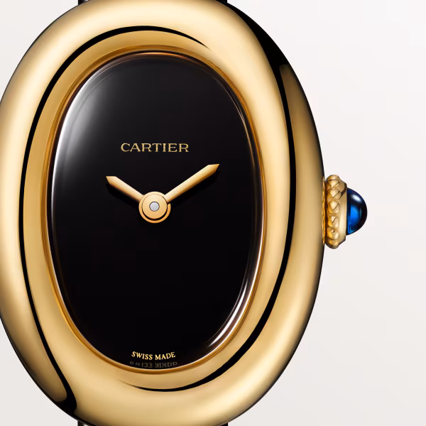 Baignoire de Cartier Yellow Gold Black Dial 24mm Product Image 1