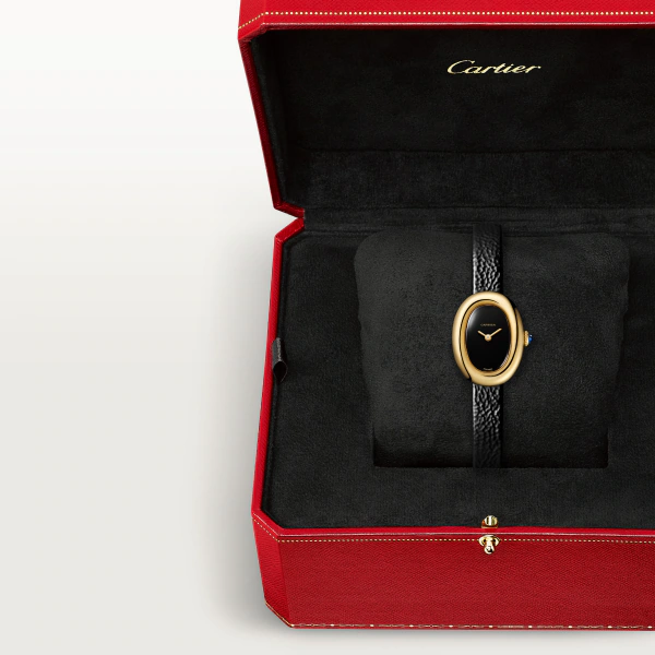 Baignoire de Cartier Yellow Gold Black Dial 24mm Product Image 2