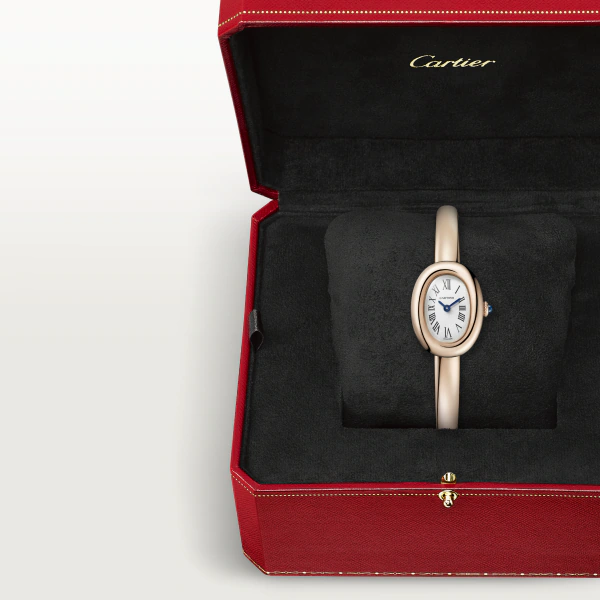 Baignoire de Cartier Size 17 Rose Gold Silver Dial 24mm Product Image 5