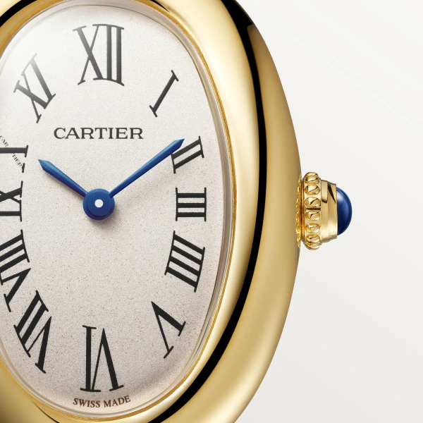 Baignoire de Cartier Size 15 Yellow Gold Silver Dial 31mm Product Image 1