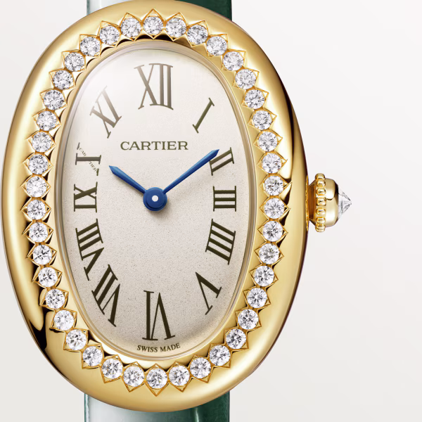 Baignoire de Cartier Yellow Gold Diamond Silver Dial 23mm Product Image 1