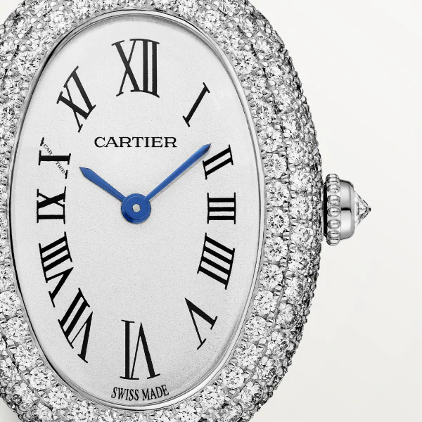 Baignoire de Cartier White Gold Diamond Silver Dial 31mm Product Image 1