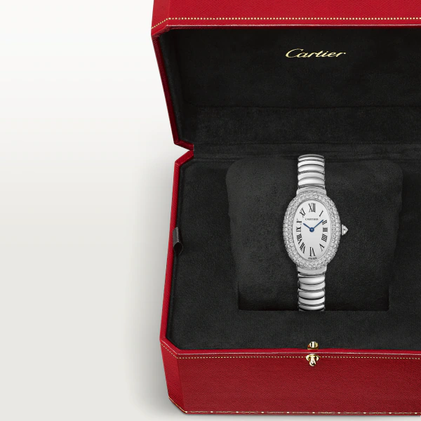 Baignoire de Cartier White Gold Diamond Silver Dial 31mm Product Image 4