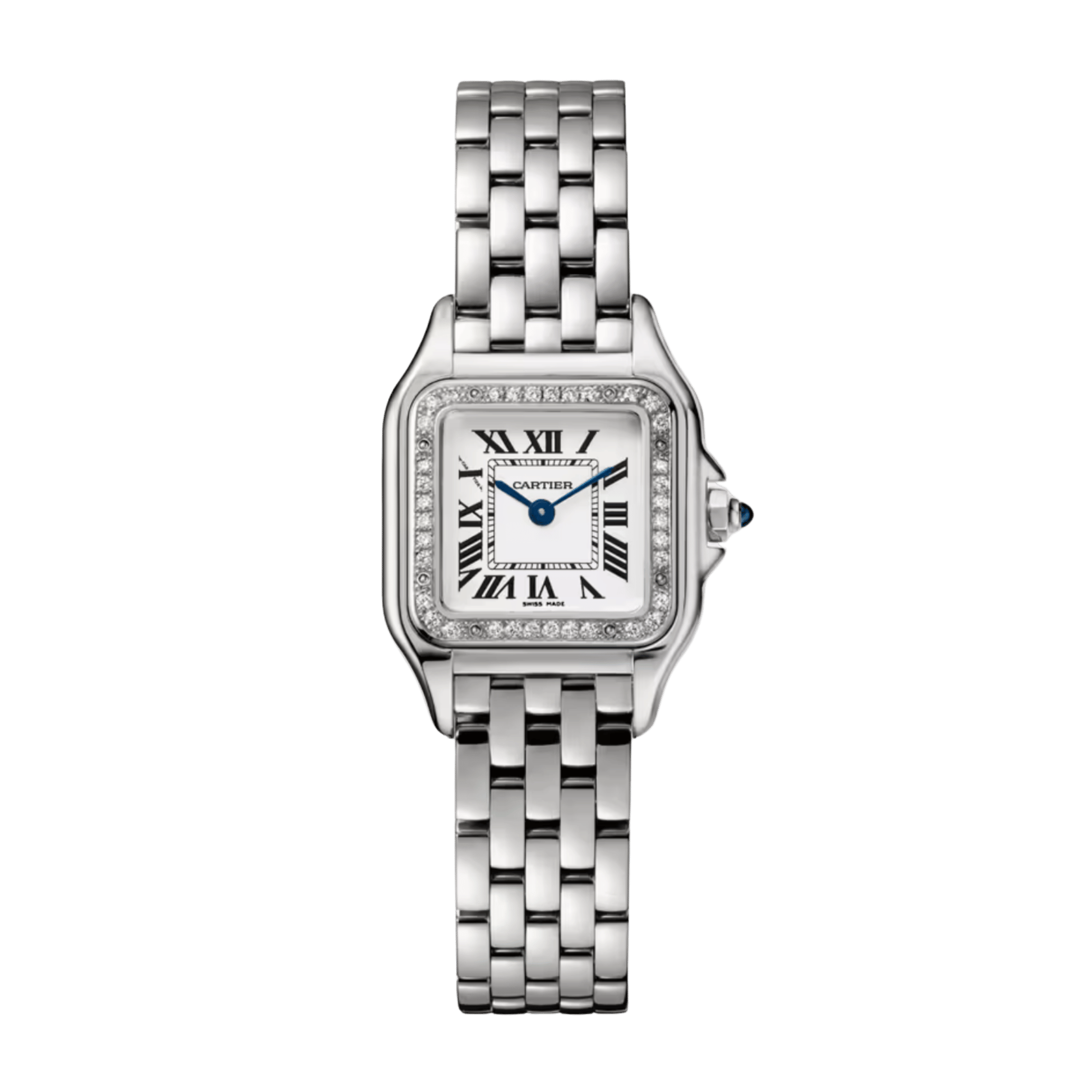 Panthère de Cartier Steel Diamond Silver Dial 30mm Product Image
