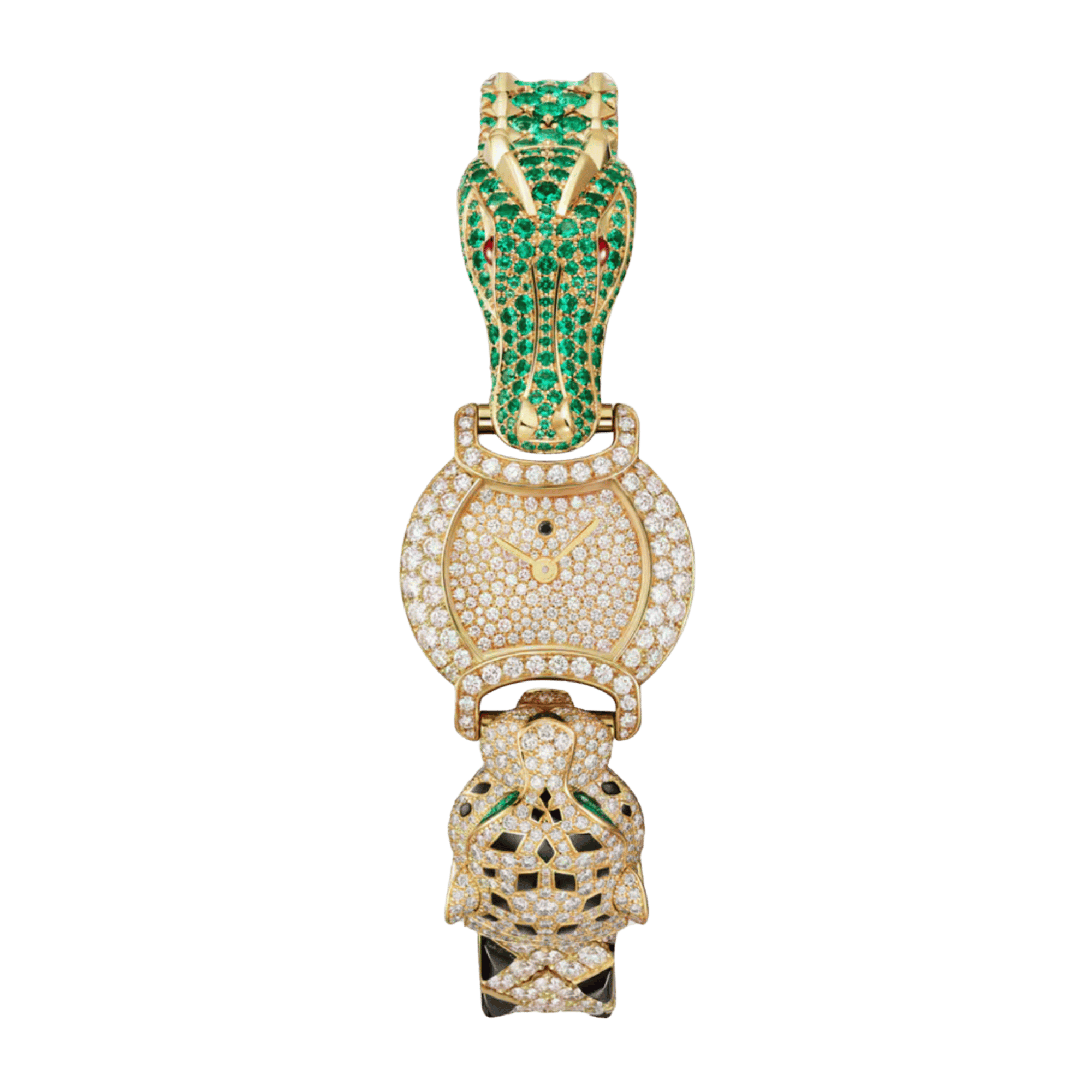 Cartier Reflection de Cartier White Gold Gem-Set Pave Dial 18mm