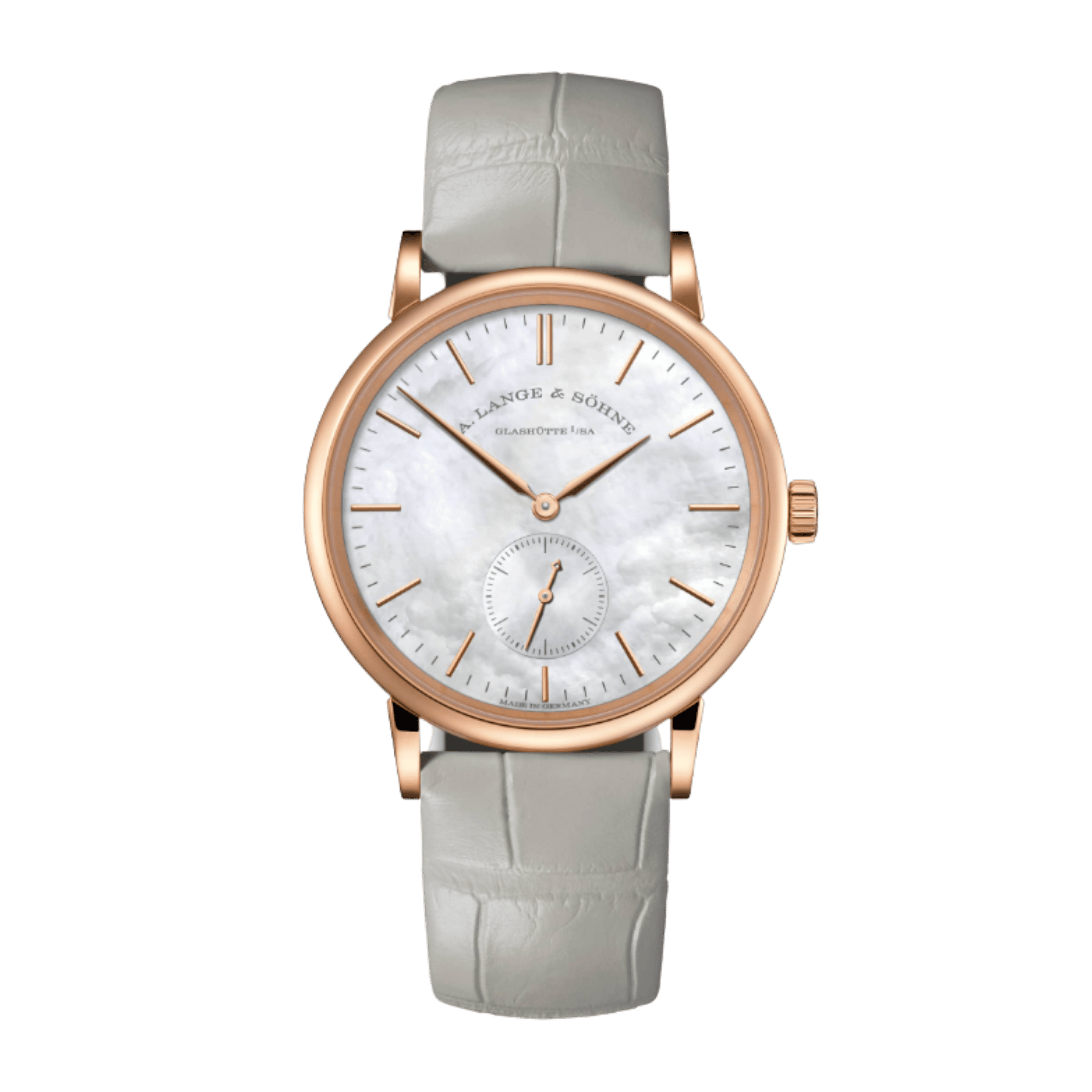Saxonia Rose Gold Mother of Pearl Dial 35mm Product Image