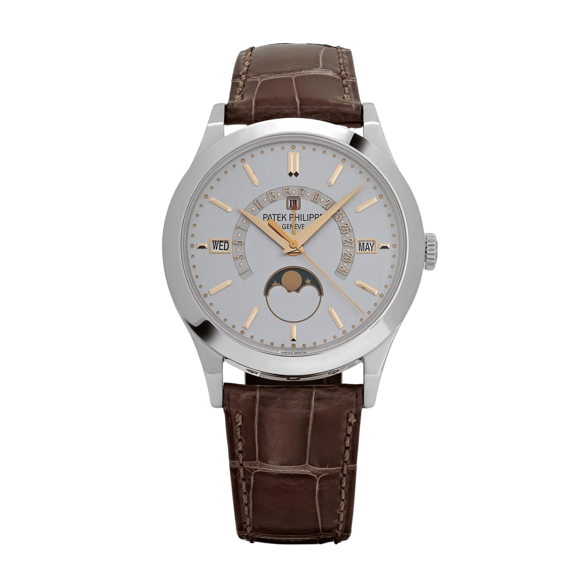 Perpetual Calendar Platinum Silver Dial 39mm Product Image