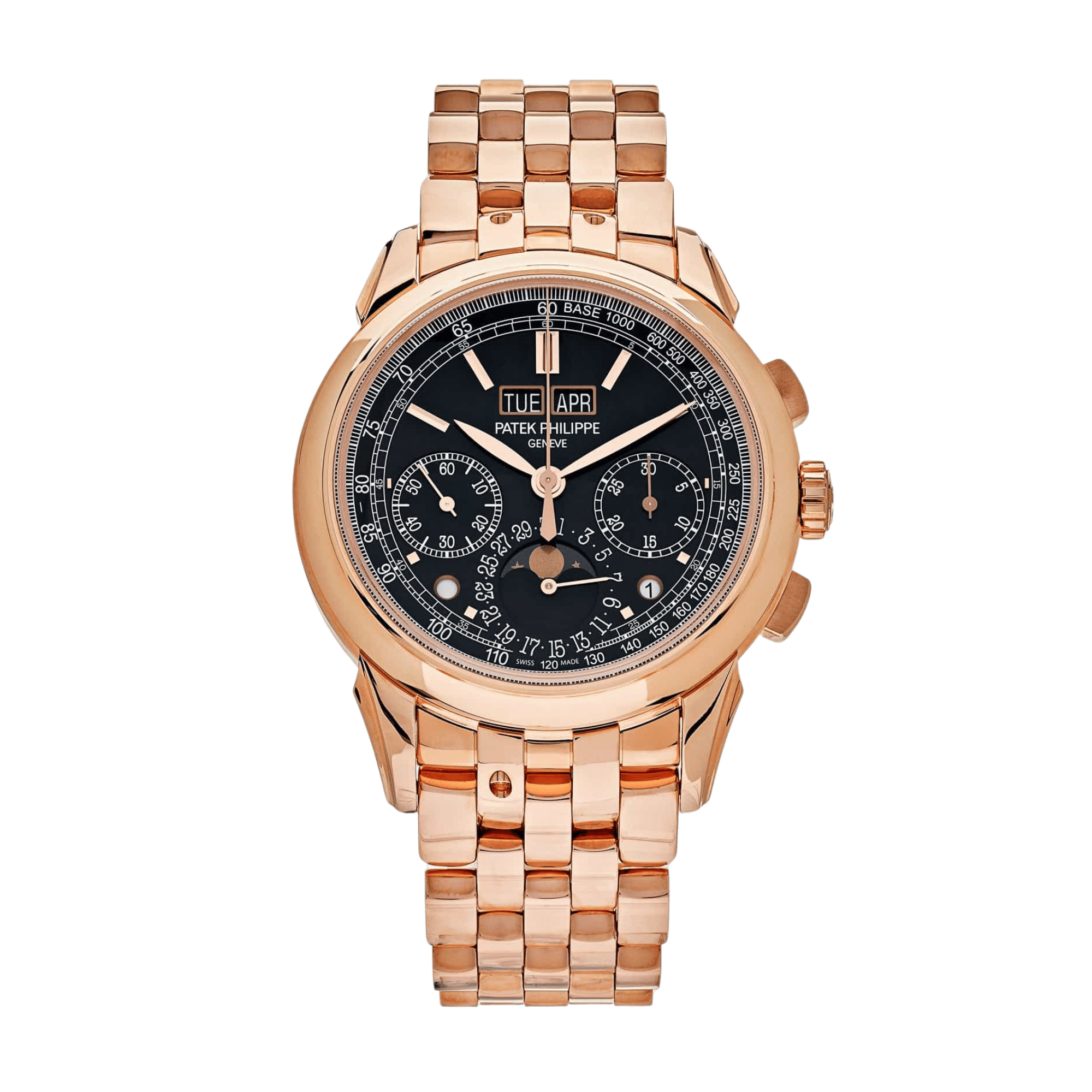 Perpetual Calendar Chronograph Rose Gold Black Dial 41mm Product Image