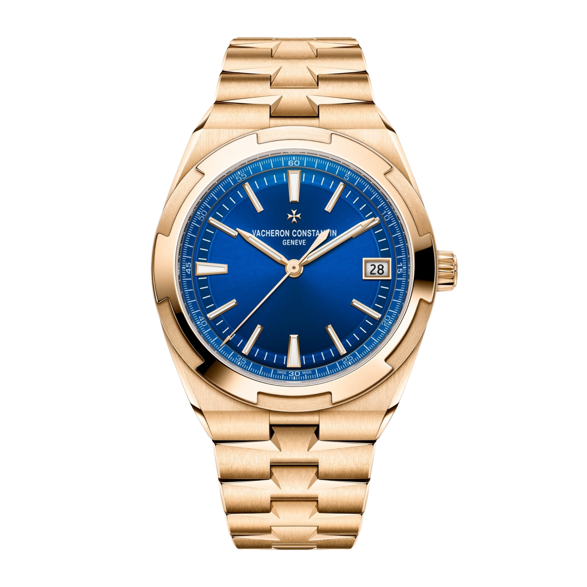 Overseas Date Rose Gold Blue Dial 41mm Product Image