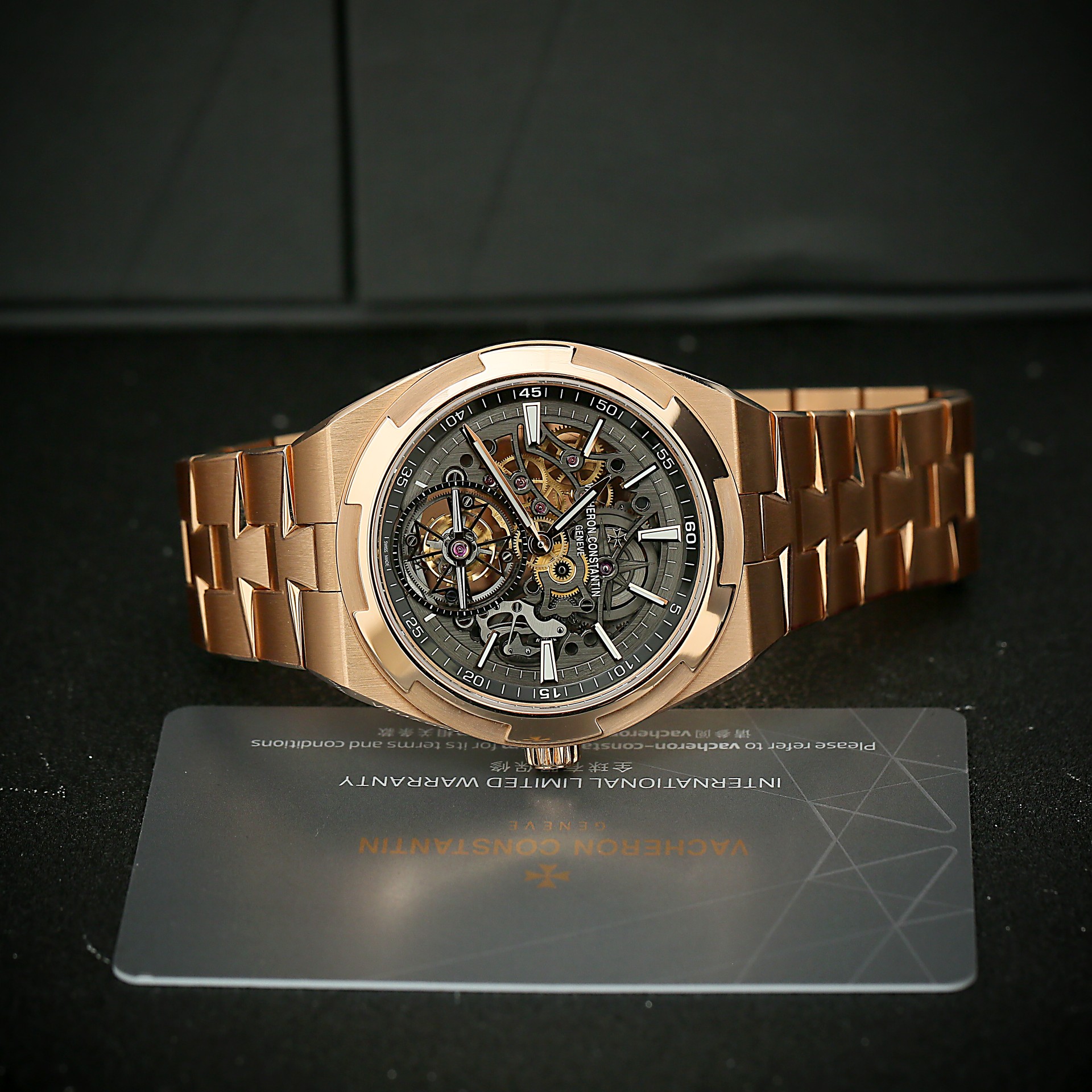 Overseas Tourbillon Rose Gold Skeleton Dial 43mm Product Image 1