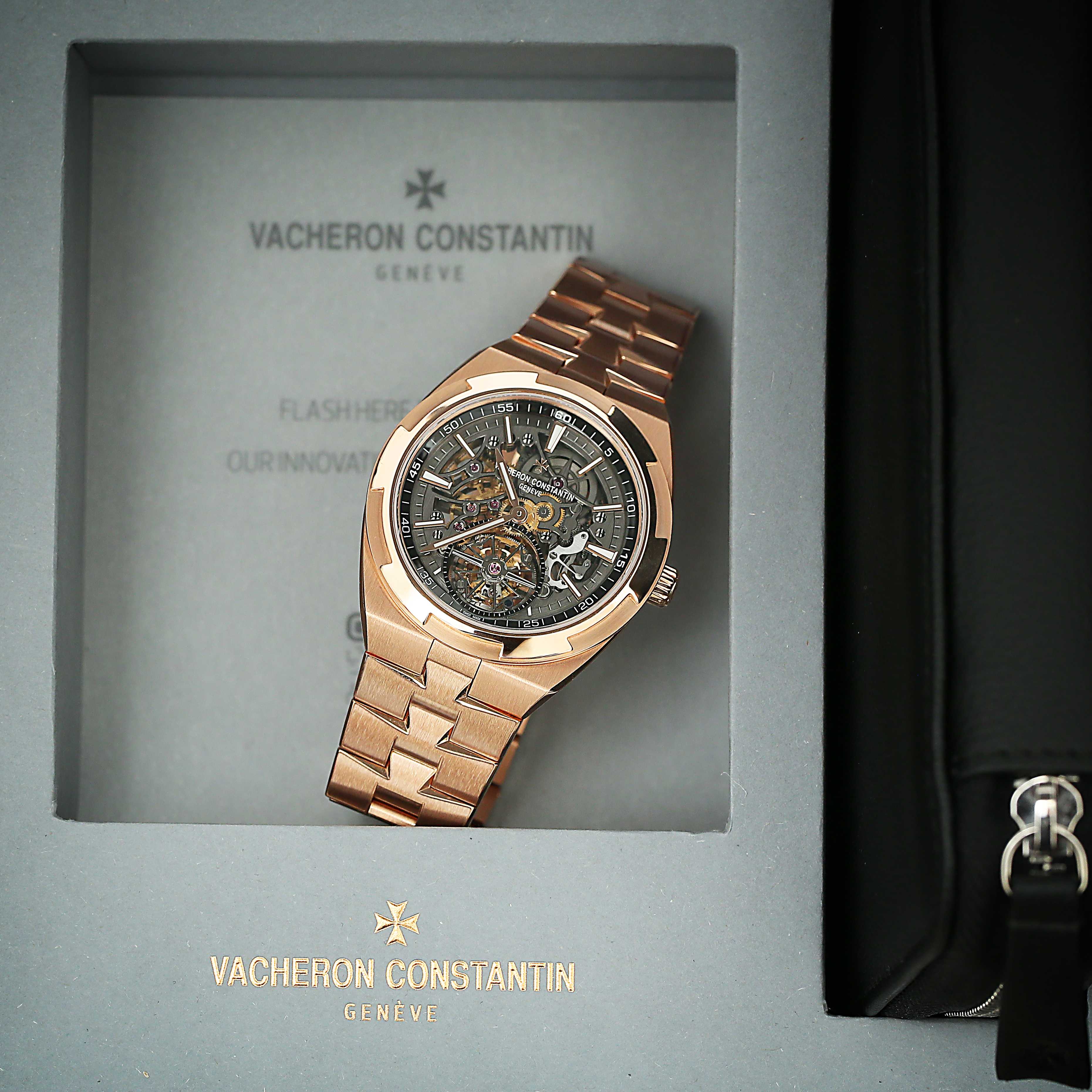 Overseas Tourbillon Rose Gold Skeleton Dial 43mm Product Image 6