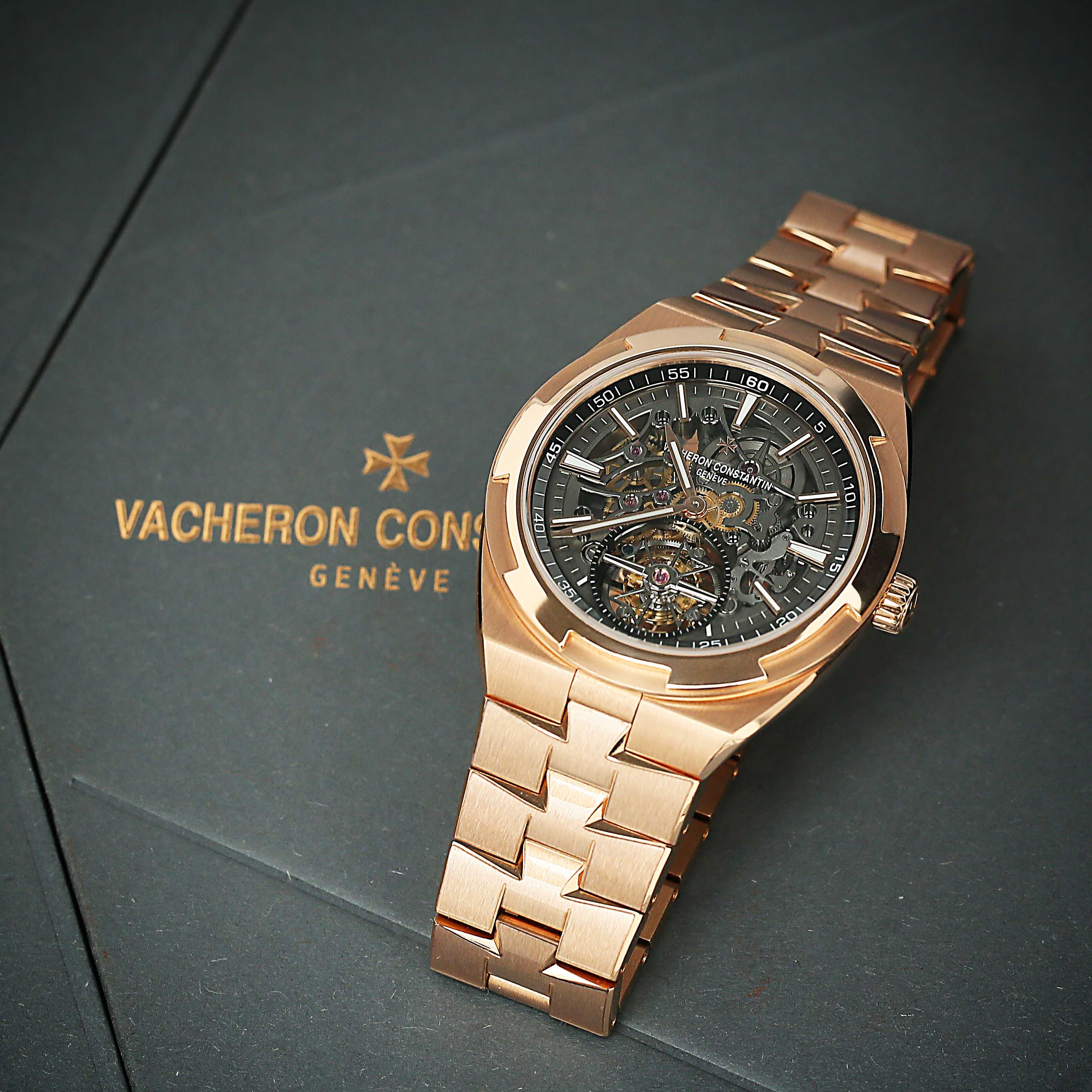 Overseas Tourbillon Rose Gold Skeleton Dial 43mm Product Image 2