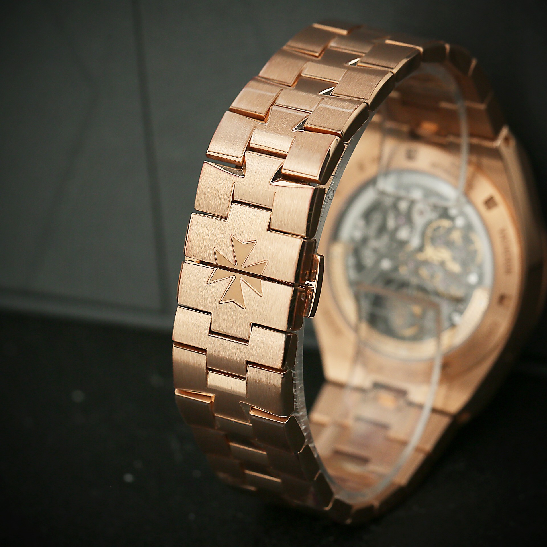 Overseas Tourbillon Rose Gold Skeleton Dial 43mm Product Image 5