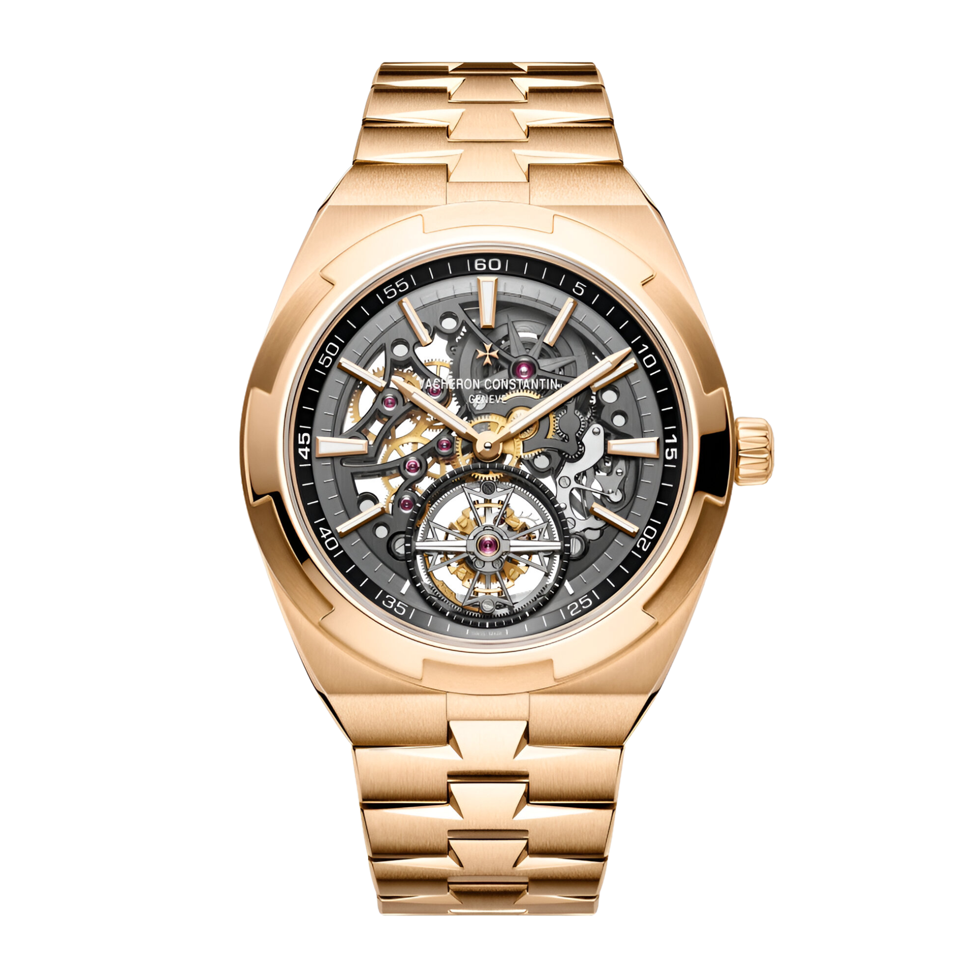 Overseas Tourbillon Rose Gold Skeleton Dial 43mm Product Image