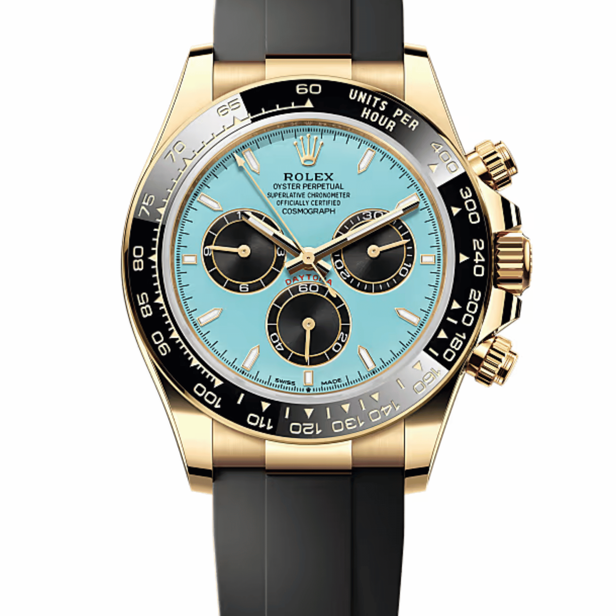 Daytona Yellow Gold Oysterflex Turquoise Dial 40mm Product Image 1