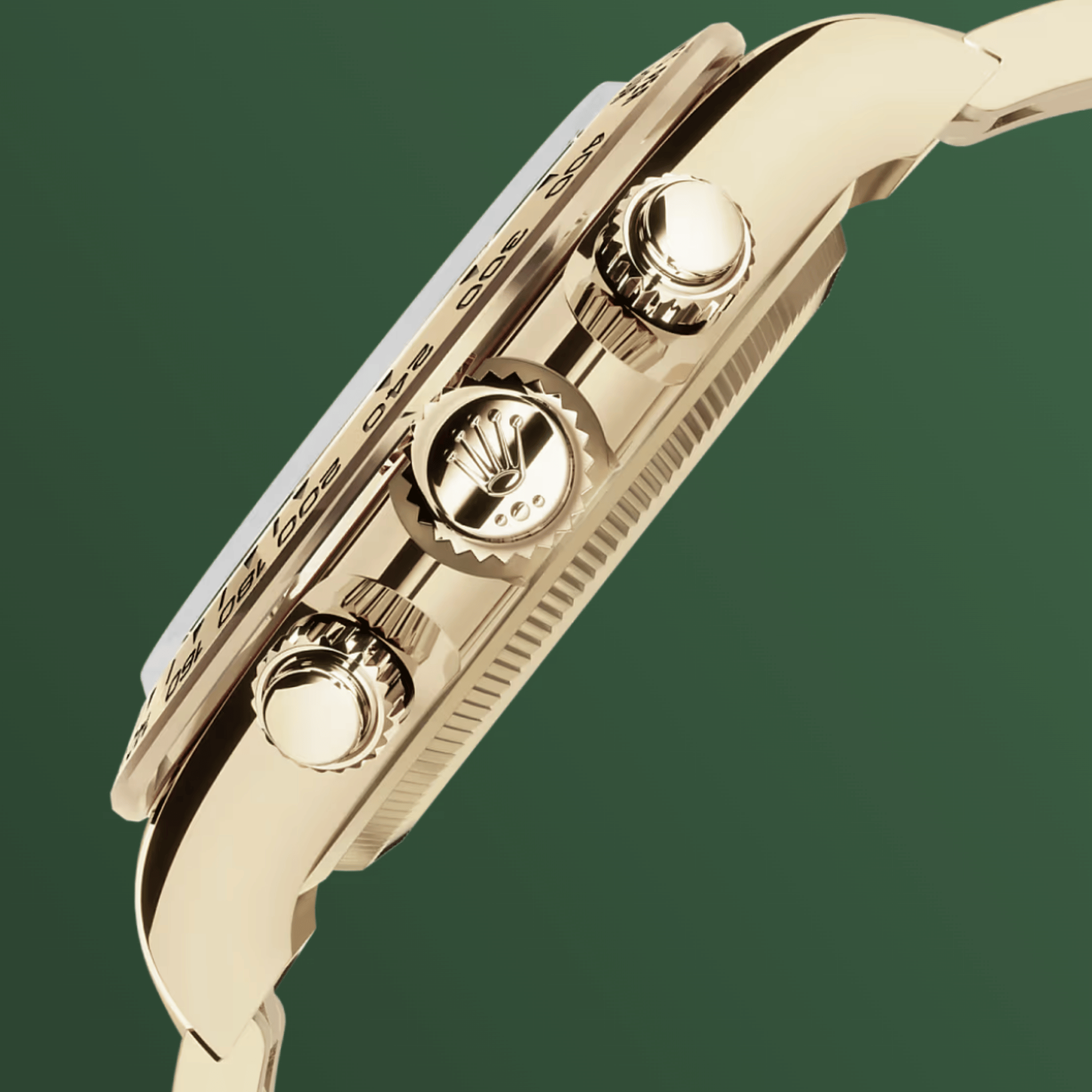 Daytona Yellow Gold Green Dial 40mm Product Image 3
