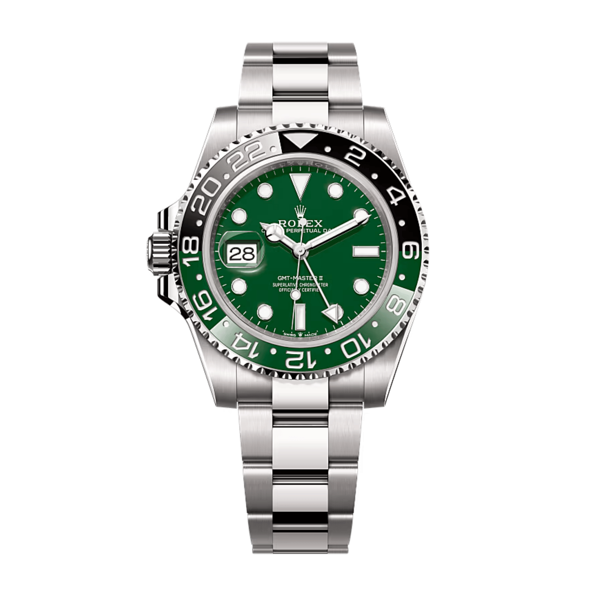 GMT-Master II White Gold Green Dial 40mm Product Image