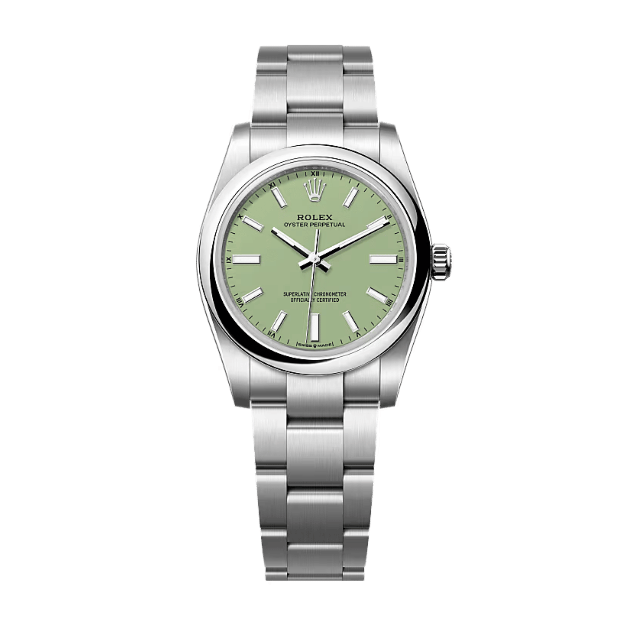 Oyster Perpetual Steel Pistachio Dial 34mm Product Image