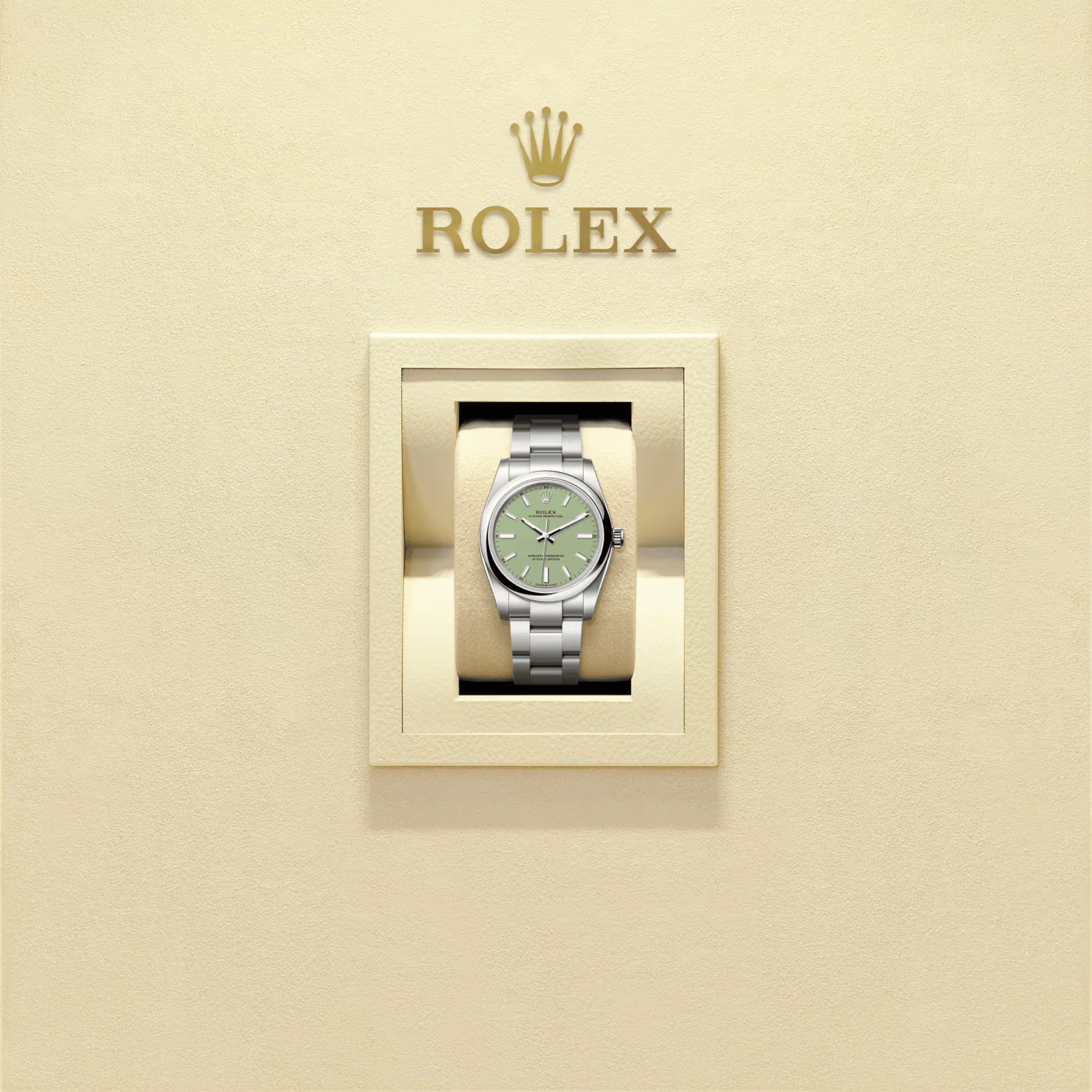 Oyster Perpetual Steel Pistachio Dial 34mm Product Image 6