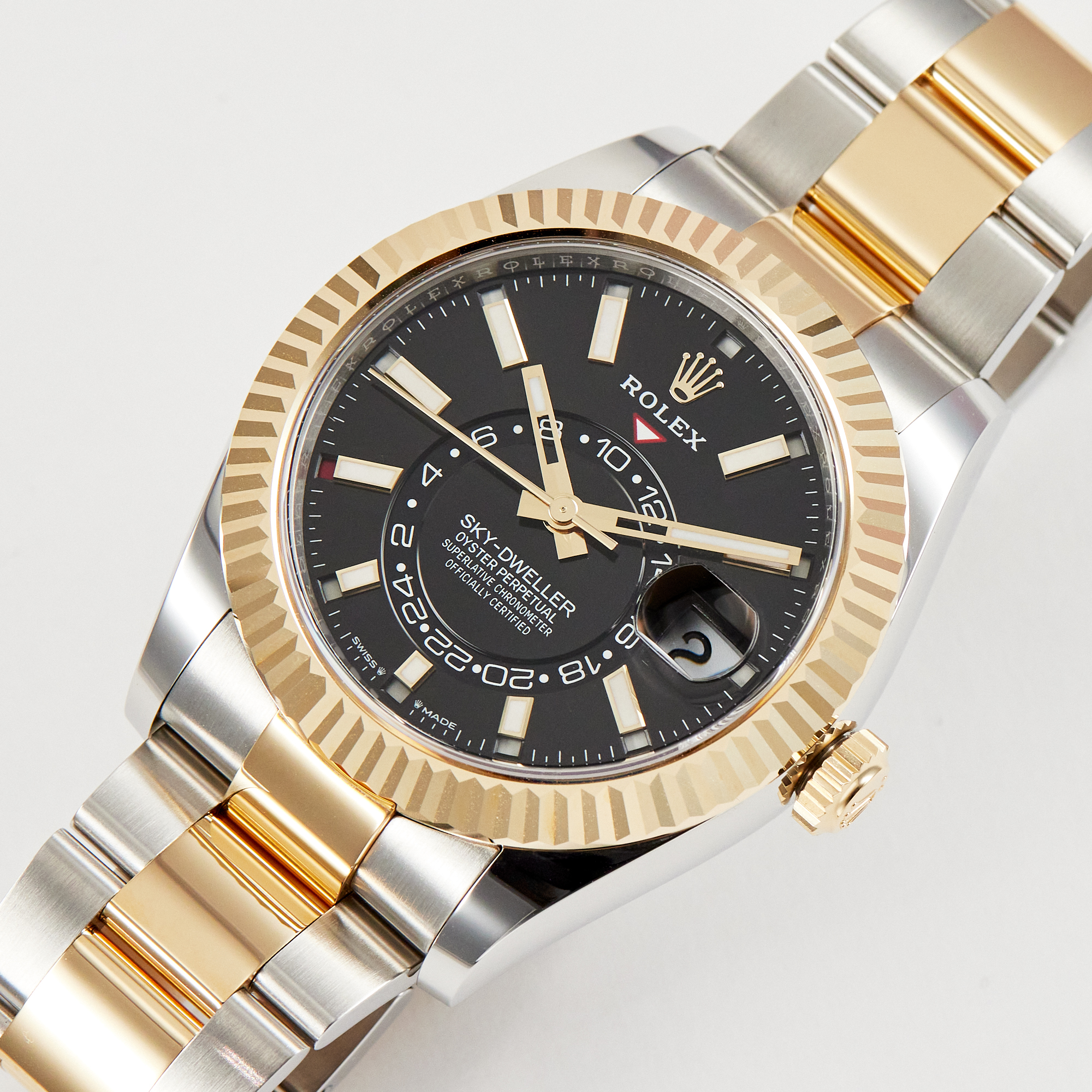 Sky-Dweller Yellow Gold & Steel Black Dial 42mm Product Image 1